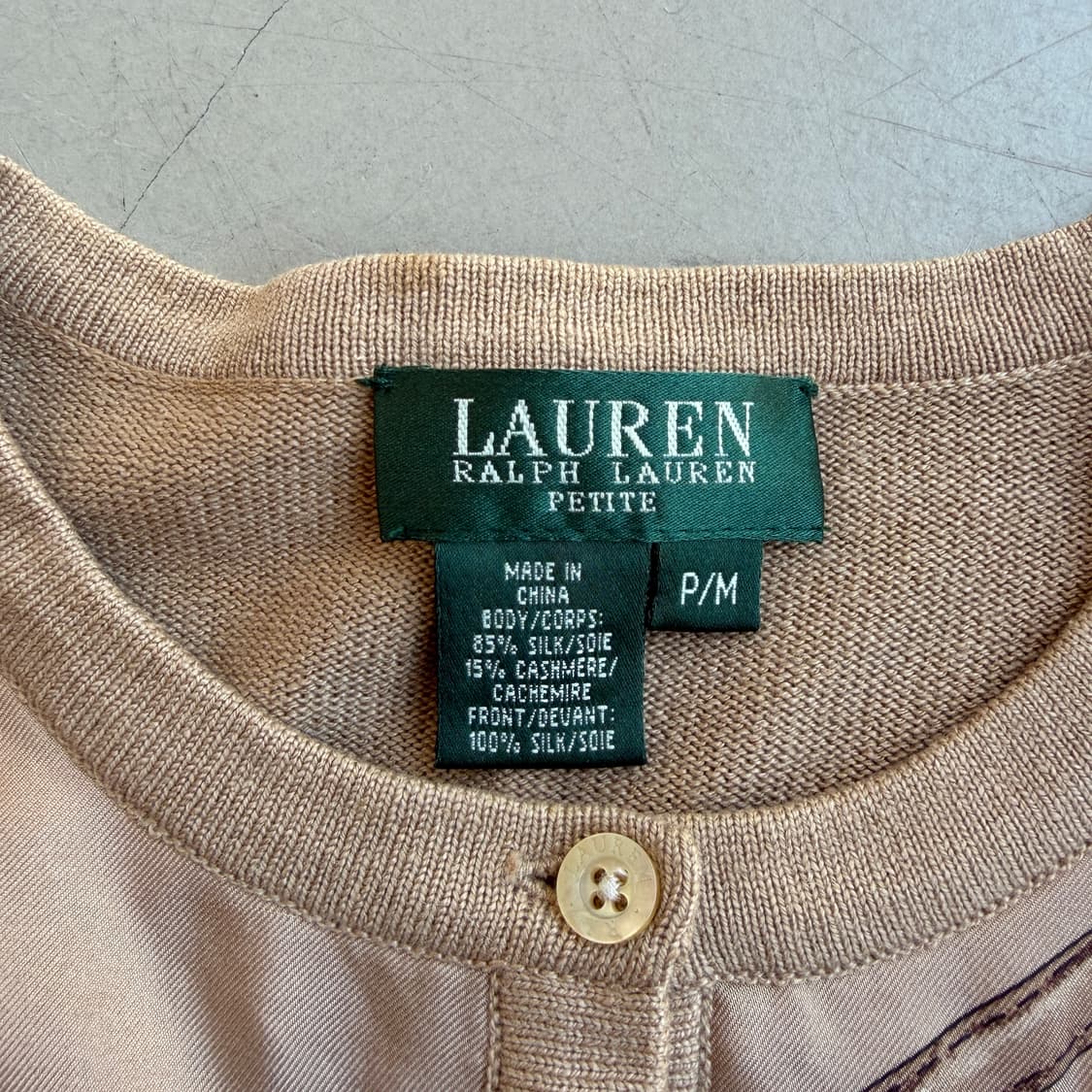 로렌 랄프로렌 실크 가디건 상품이미지5