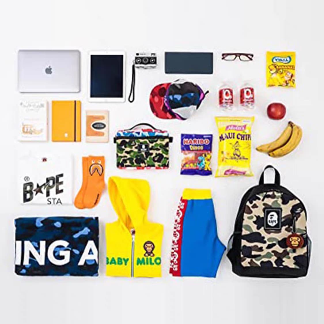 베이프 백팩 + 베이프 마일로 키링 상품이미지4