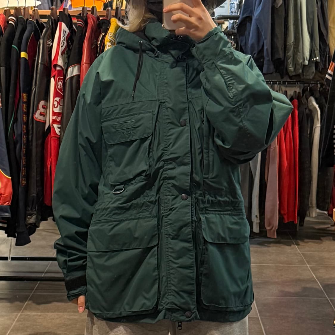 [NO.9 ]Eddie bauer vtg 기모 후드티 상품이미지1