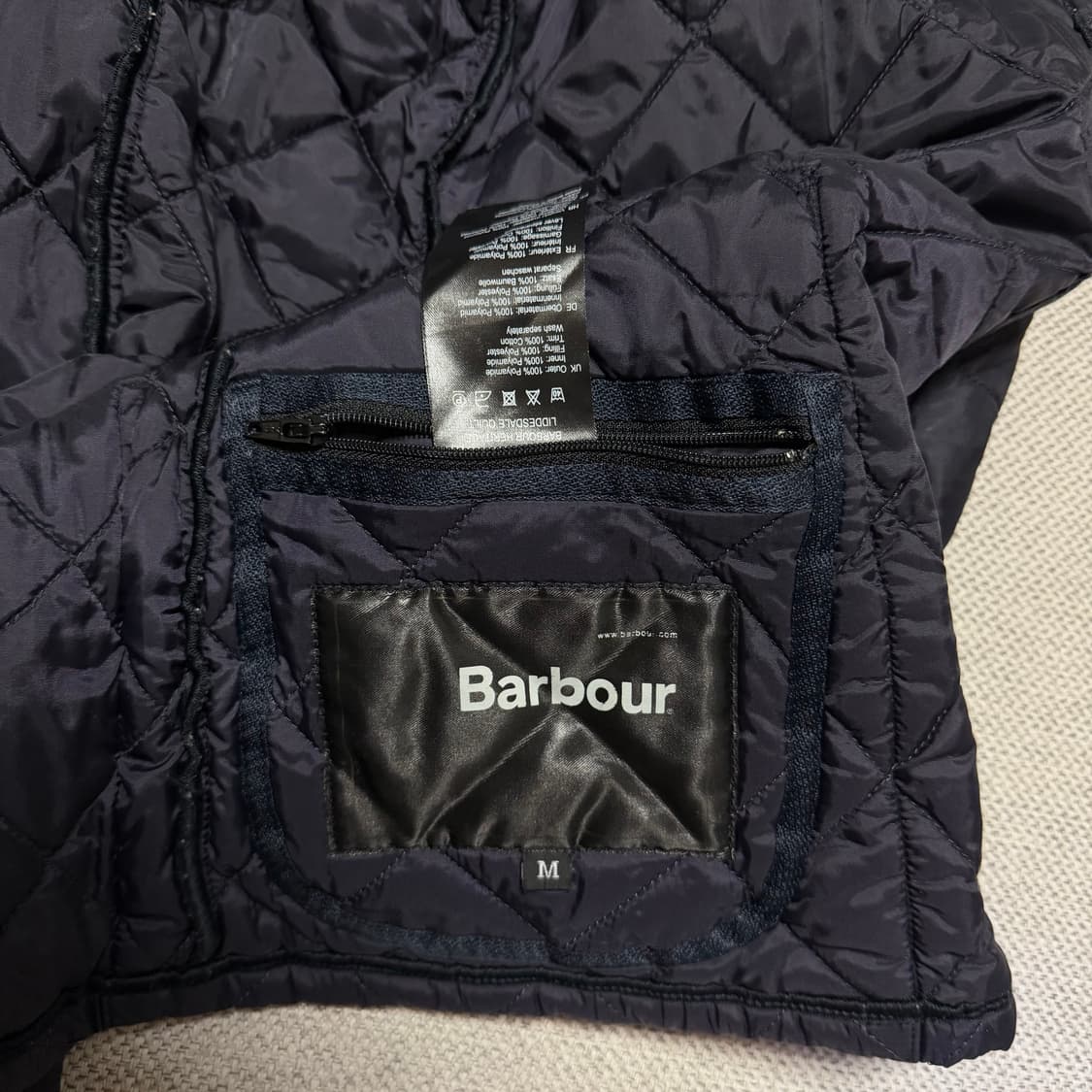 Barbour 바버 카라 퀄팅 자켓 상품이미지5