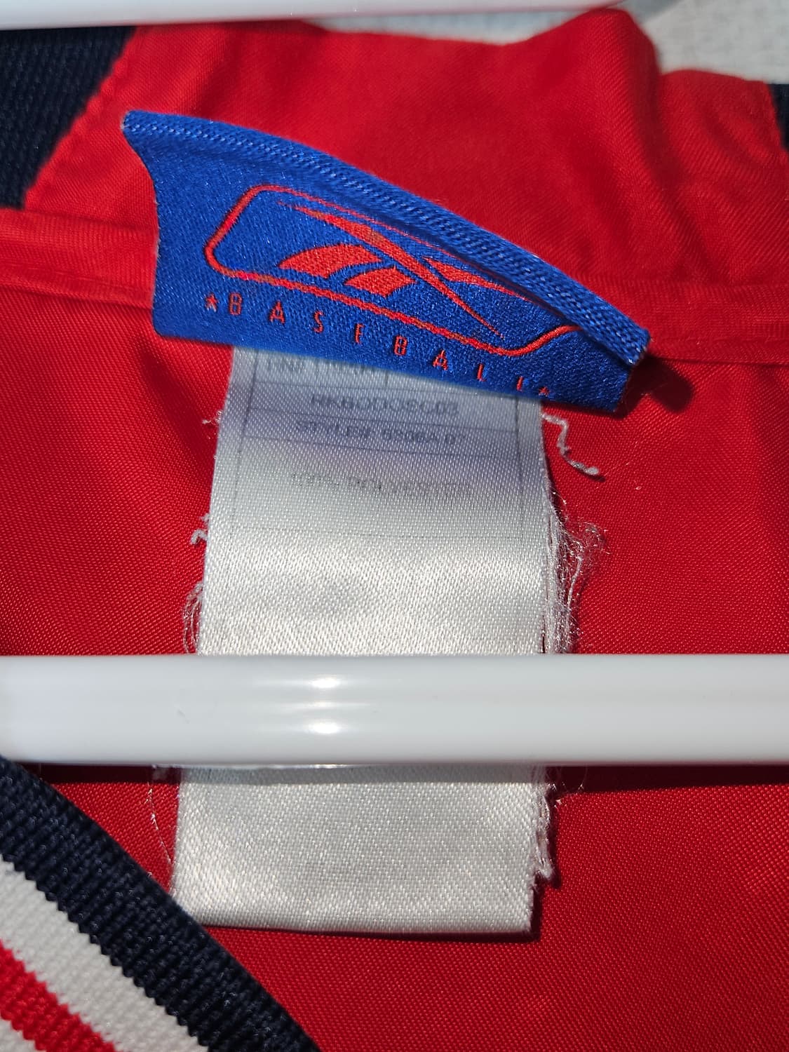 90s 리복 팀 오리지널 루이스 카디널스 팀 유니폼 져지 웜업 스트링 L 상품이미지6