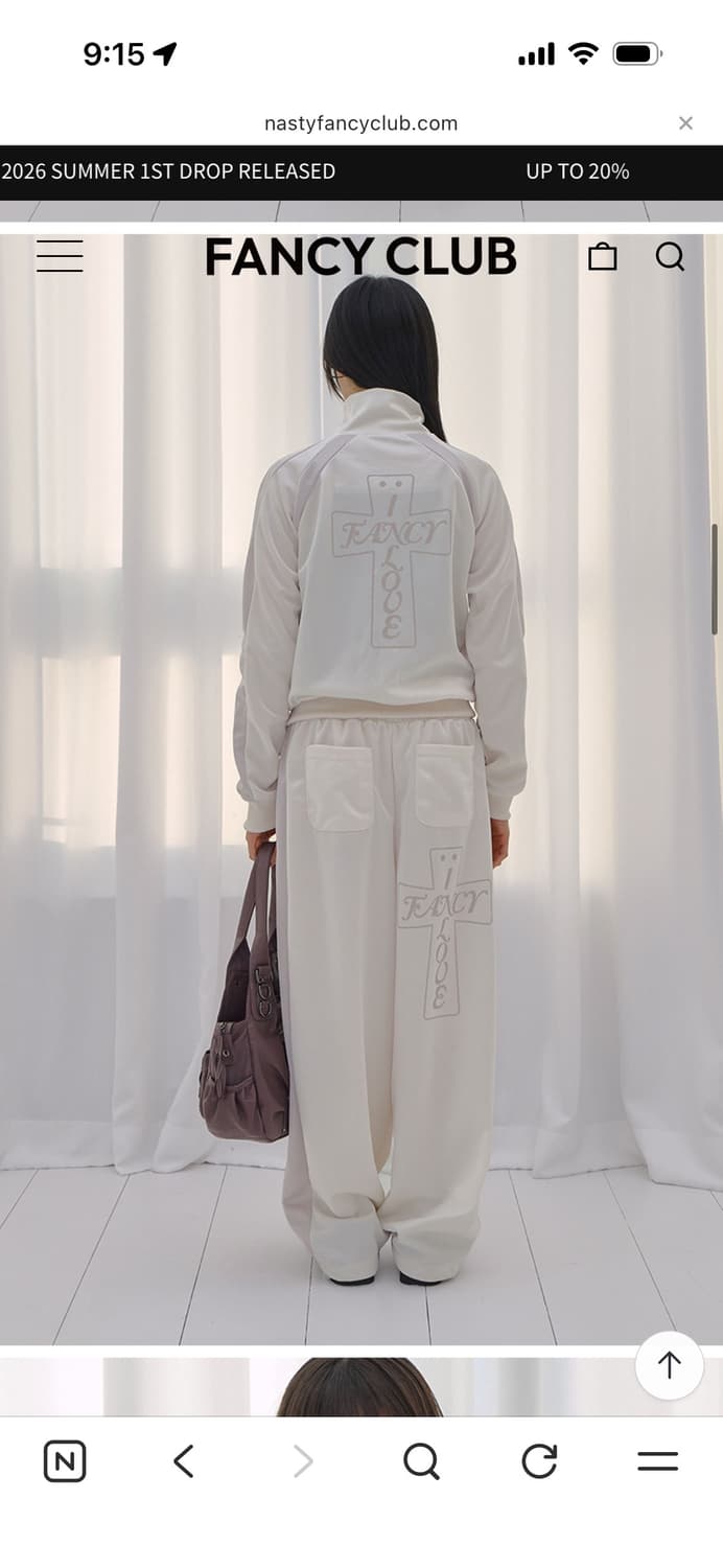 팬시클럽 FROSS GLOSSY TRACK TOP 상품이미지5