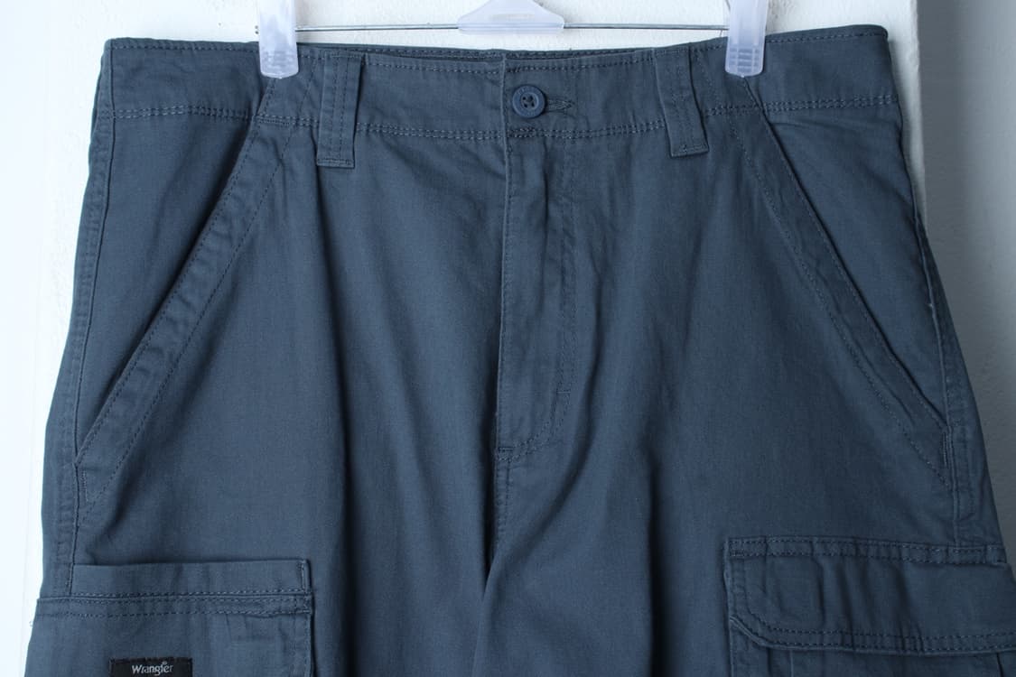 (XL-2XL) 랭글러 반바지 팬츠 카고 블루 면 아메카지-P10133 상품이미지3