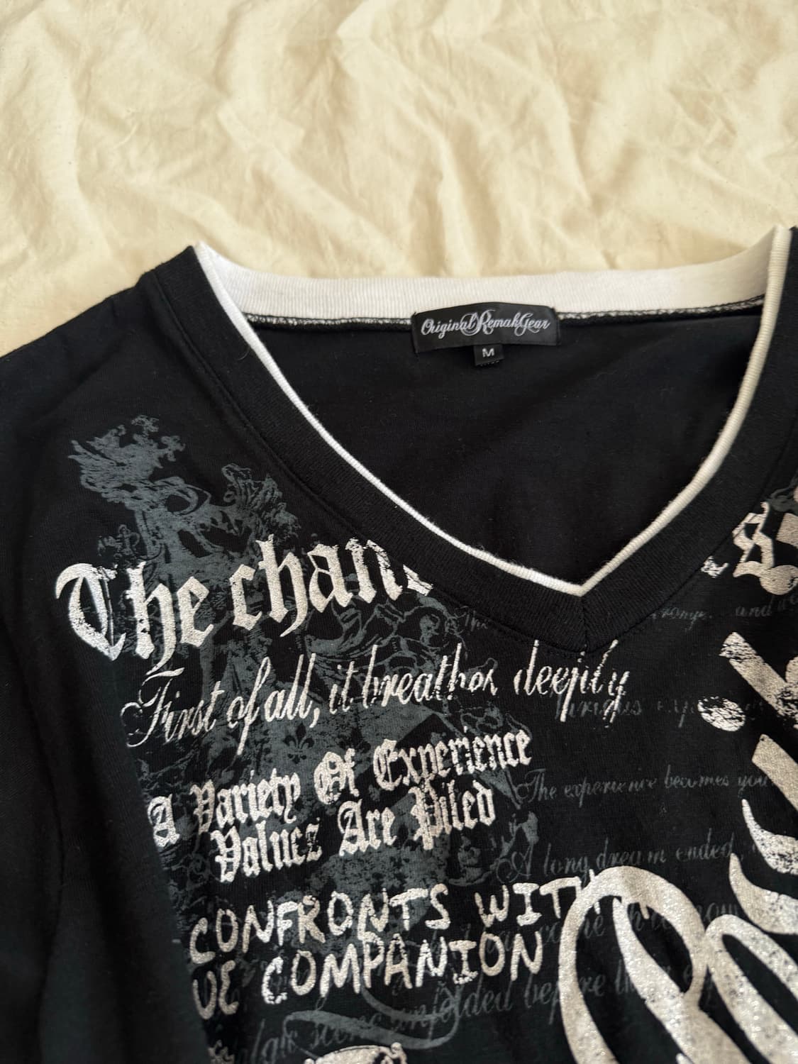 블랙 펑크 레이어드 롱슬리브 상품이미지2