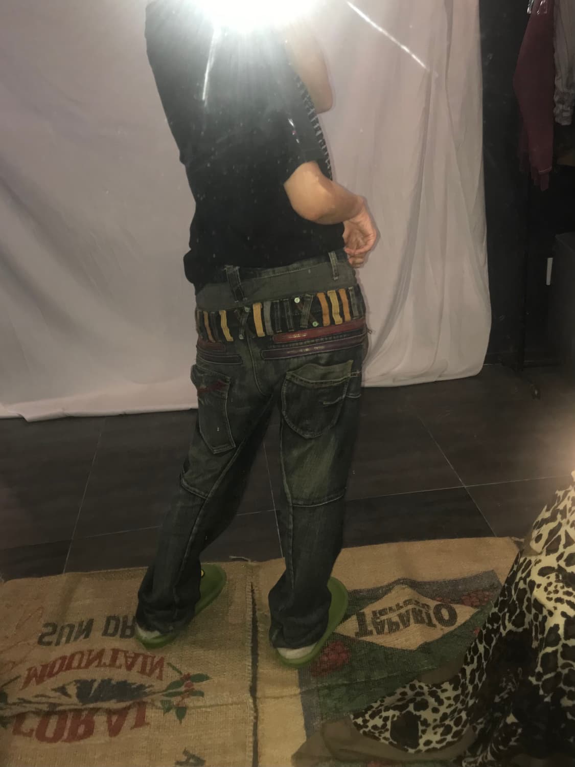 vintage washed denim pants 상품이미지2