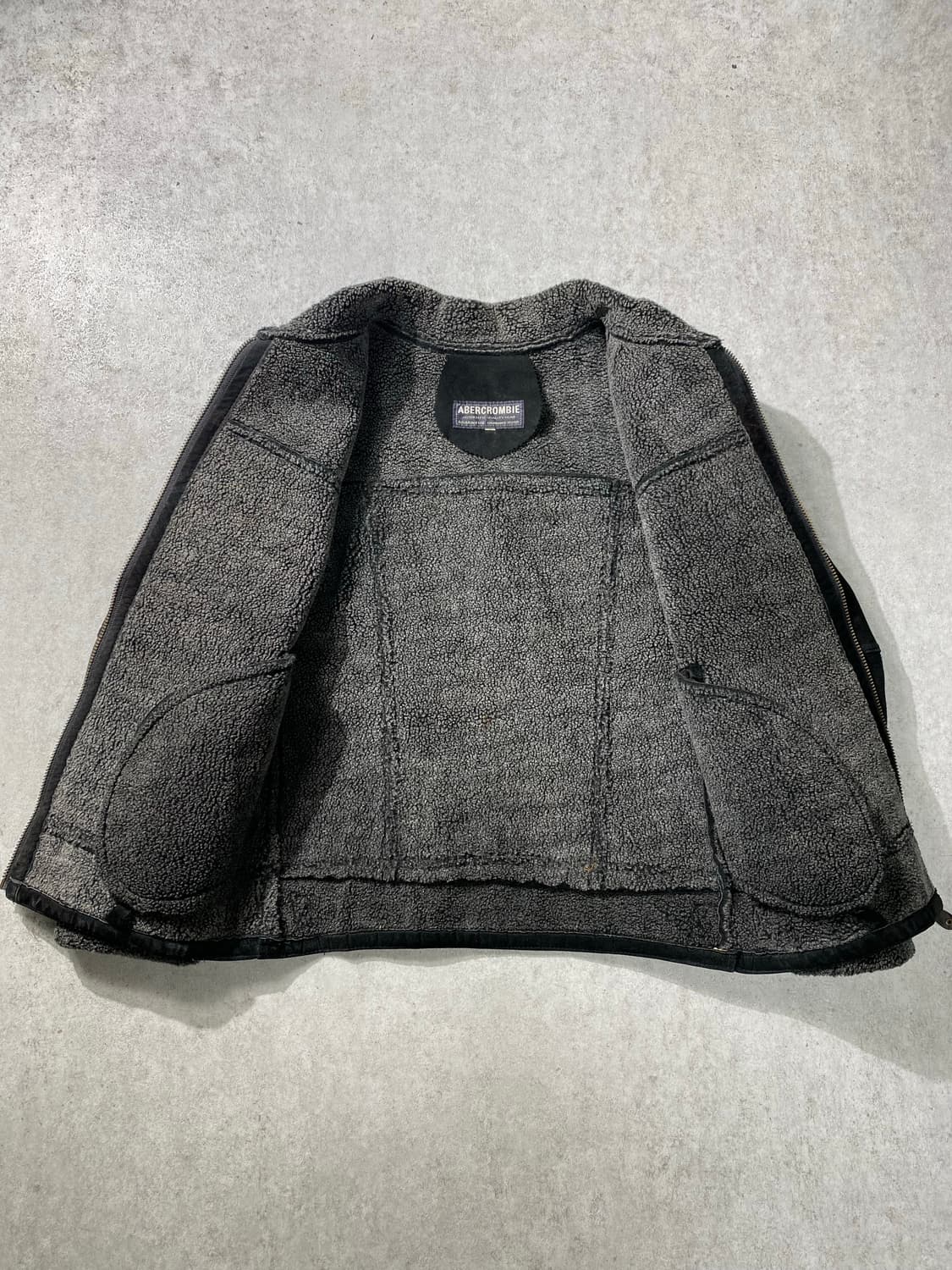 [95] 90-00s Abercrombie아베크롬비 피그스웨이드 무스탕 상품이미지4