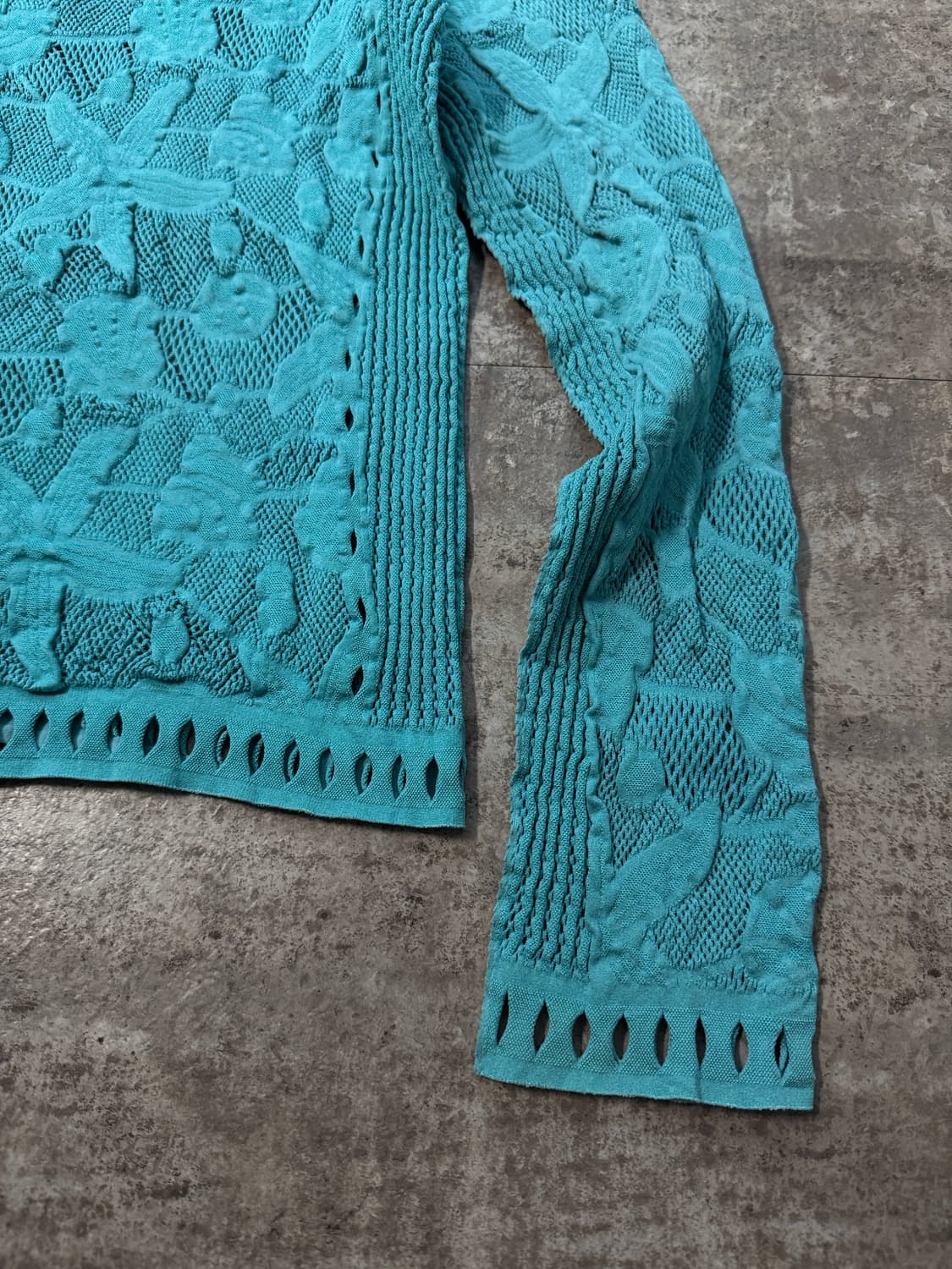 히로코 비스 레이스 투웨이 지퍼 가디건 상품이미지6