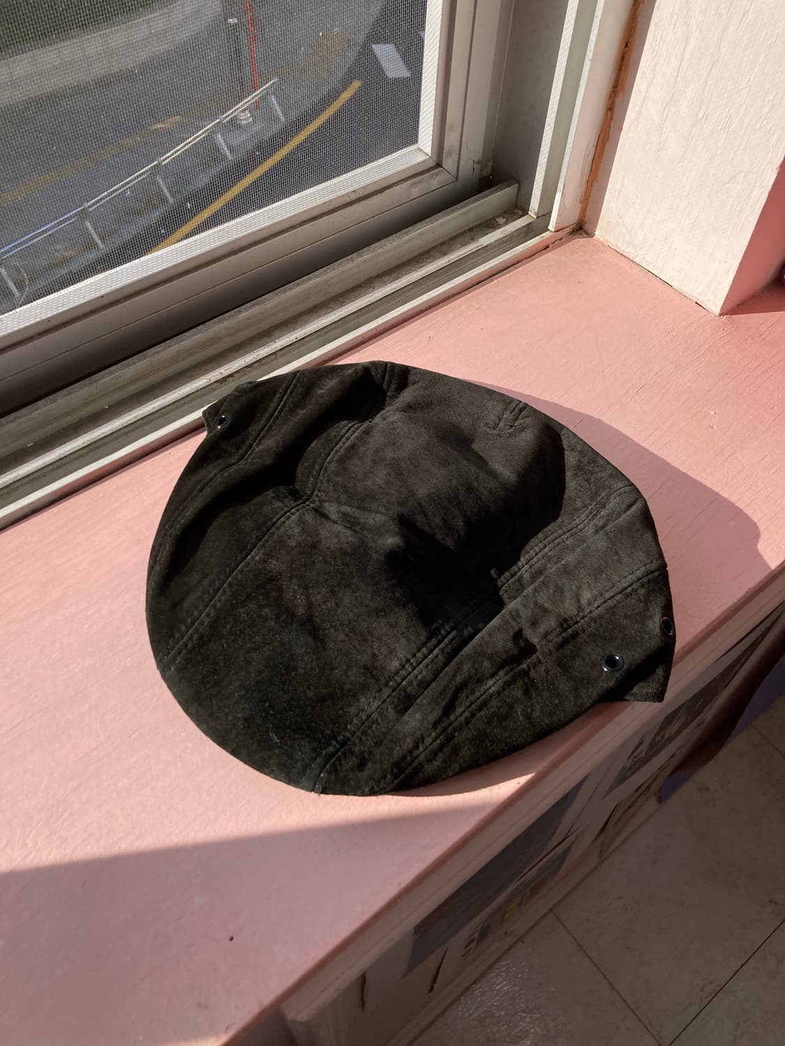 블랙 벨벳 헌팅캡 상품이미지1