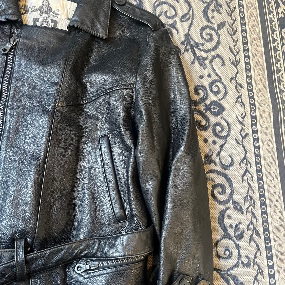 95 90s 캘빈클라인 레더 자켓/W2530 상품이미지2