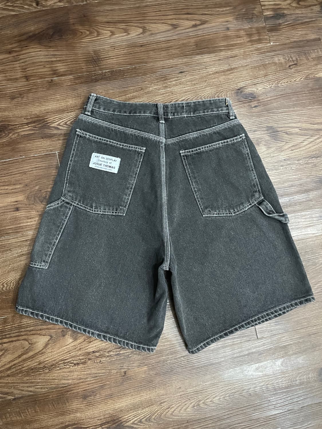 갤러리 디파트먼트 흑청 카펜터 데님 쇼츠 반바지 상품이미지8