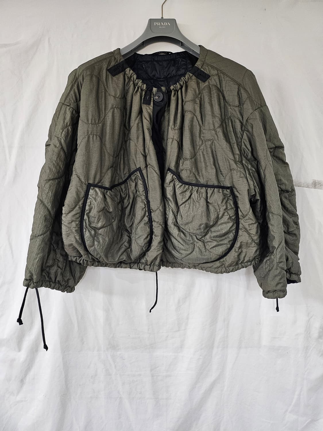 한섬 마르파스탠스 파라슈트 퀼팅 봄버 재킷 xs~s 상품이미지1