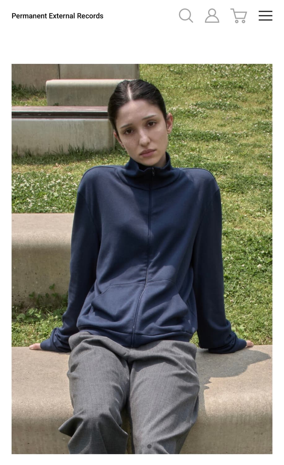 머듈 넥 집업 나이트 1 -> 2 사이즈 교환 상품이미지2