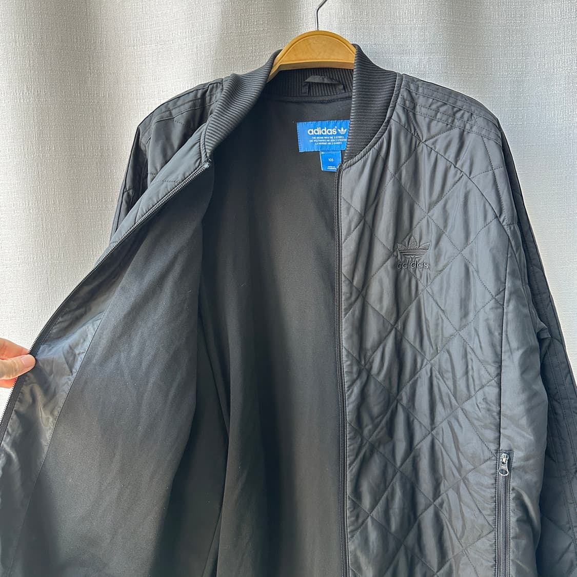 아디다스 슈퍼스타 컴뱃 퀼팅 자켓 블랙 105 상품이미지7