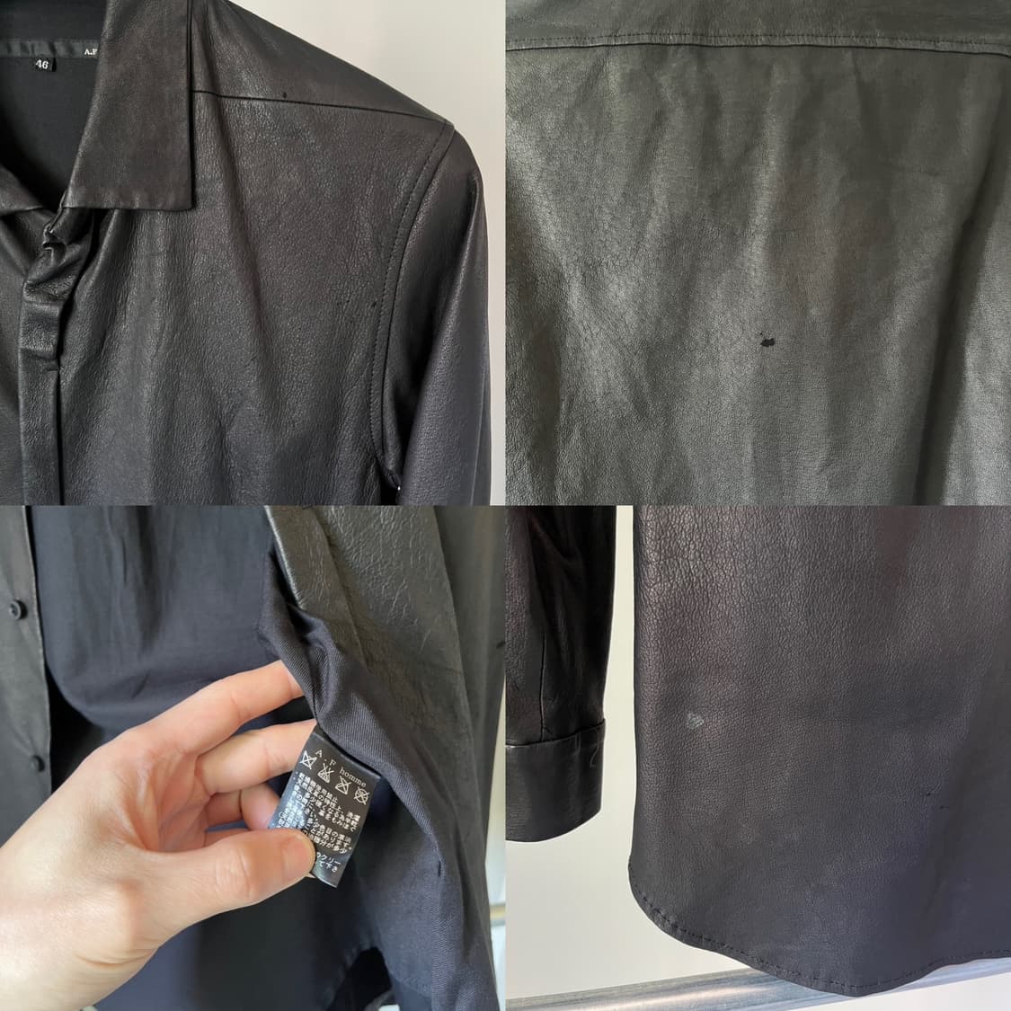 A.F HOMME PIG LEATHER JACKET 상품이미지10