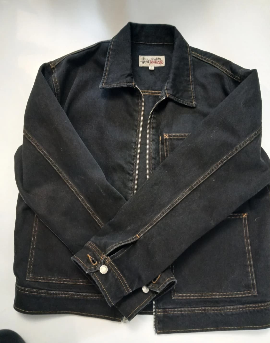 스투시 워크 자켓 블랙 M 상품이미지2