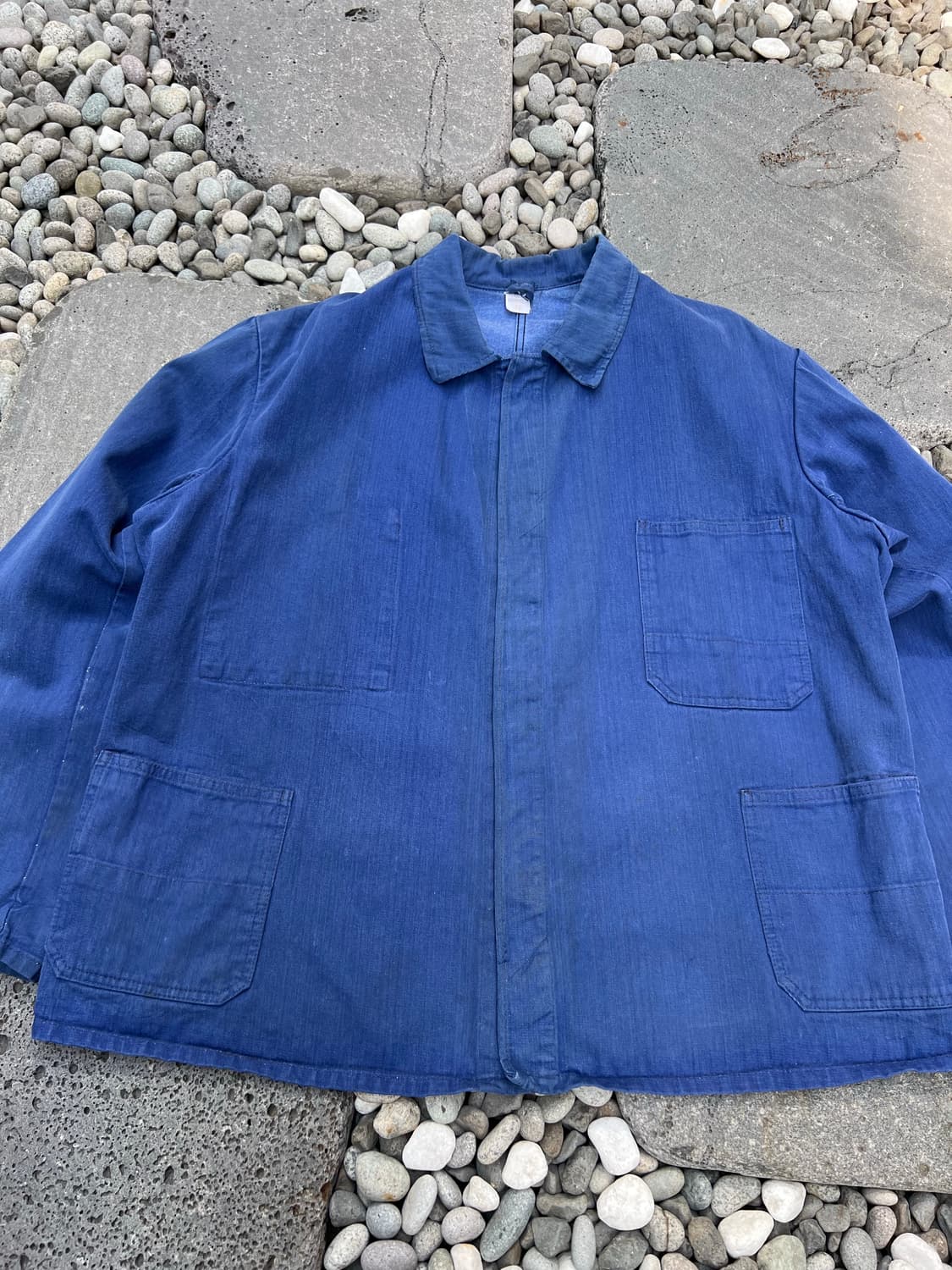 OLD VINTAGE "DENIM" FRENCH 빈티지프렌치데님워크자켓 상품이미지3