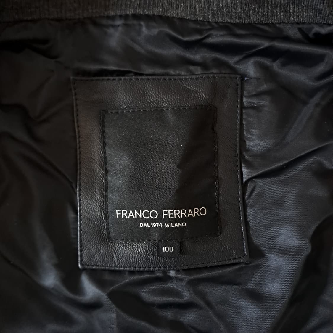 (택포) 프랑코페라로 양가죽 패딩자켓 95-100 B466 상품이미지7