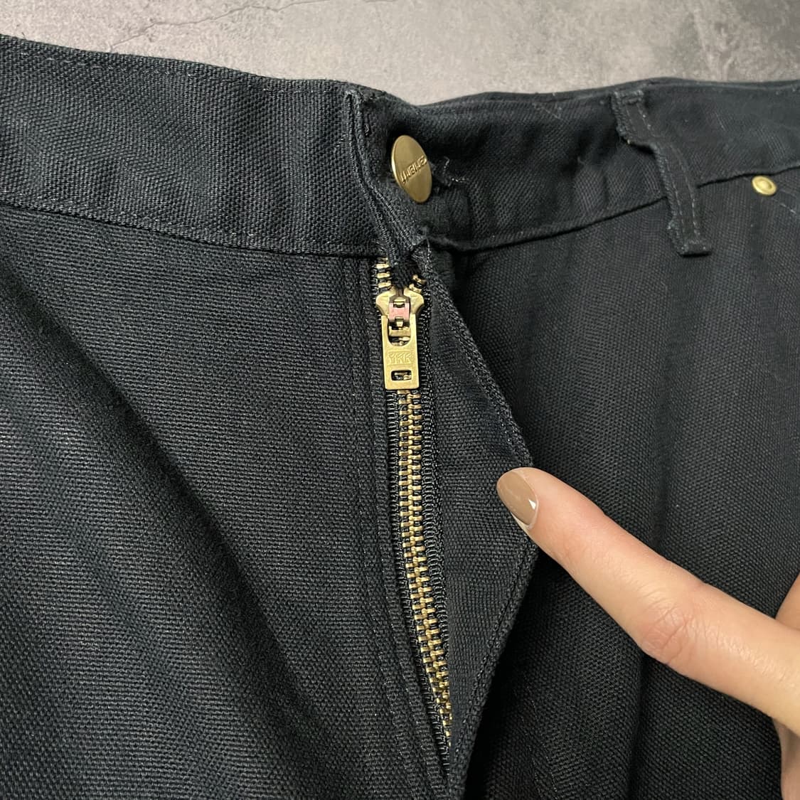 CARHARTT 칼하트 B01 블랙 더블니 카펜터 워크 팬츠 A00839 상품이미지3