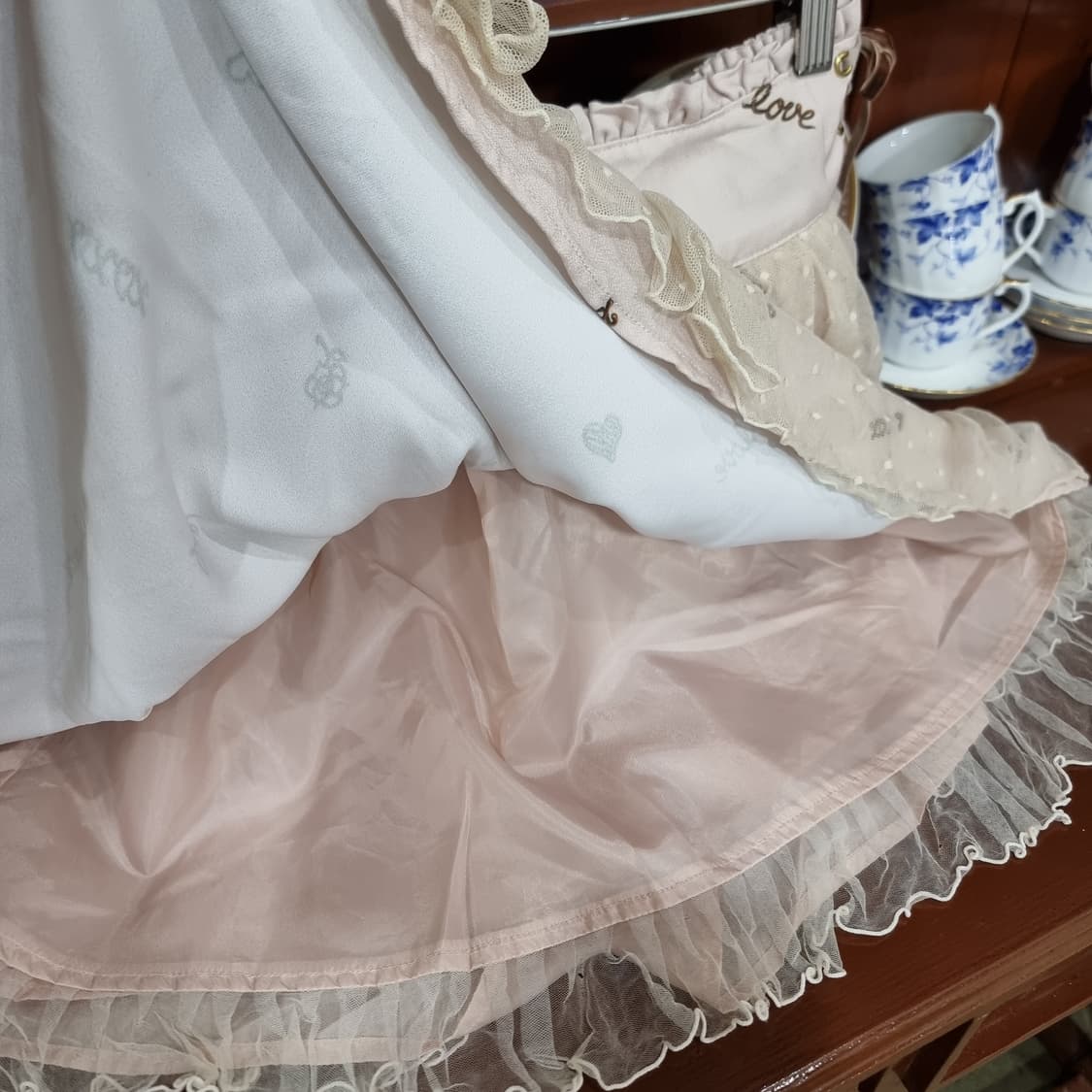 Liz Lisa 리즈리사 레터링 튤 스커트 상품이미지3