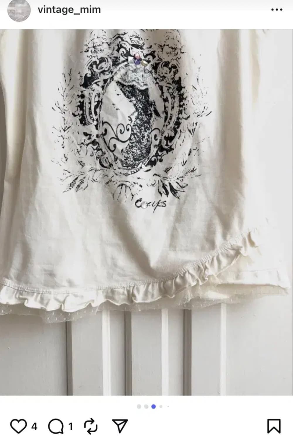 빈티지 밈 mim 오리엔탈 프린팅 반팔 슬리브리스 블라우스 페어리 상품이미지8