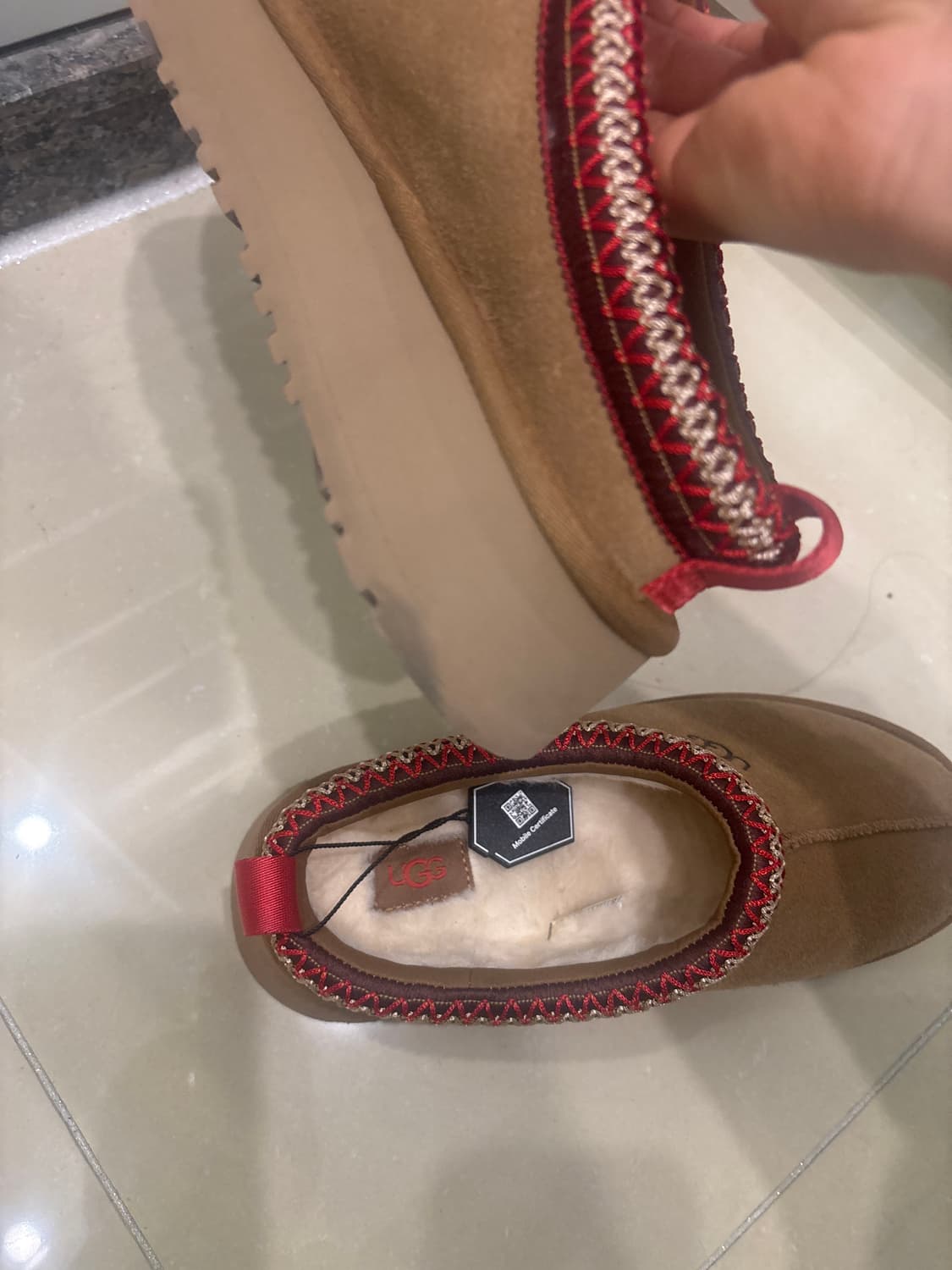 어그 타즈 슬리퍼 체스트넛 상품이미지4