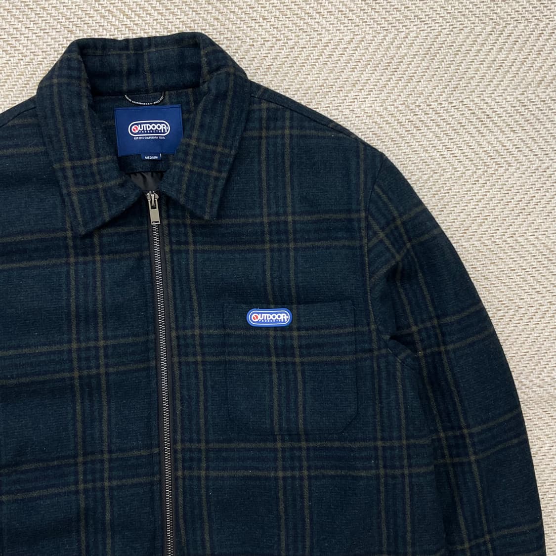 아웃도어프로덕트 체크  울자켓 r2779 상품이미지5