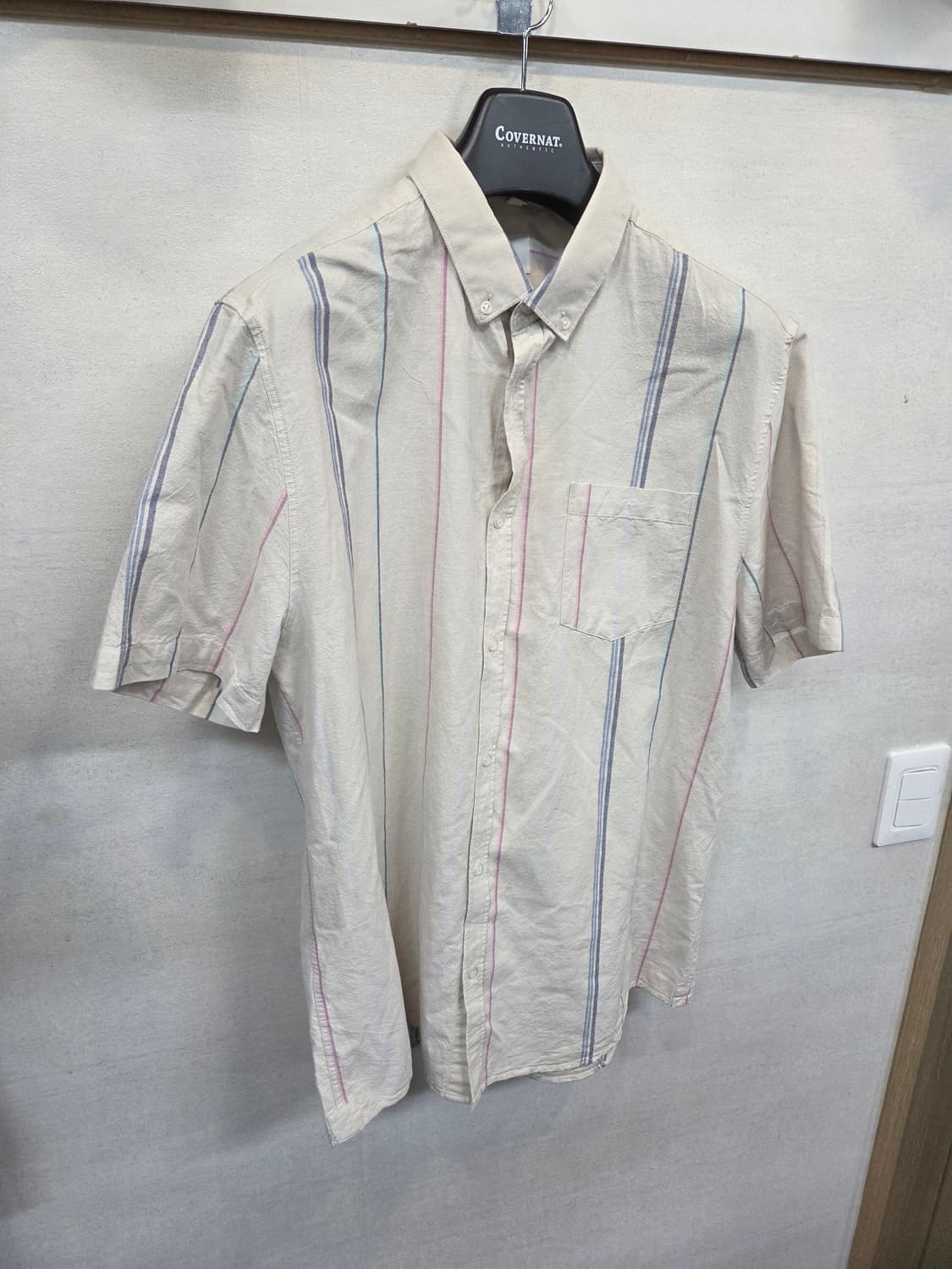 리버아일랜드 멀티컬러 스트라이프 셔츠반팔 L 상품이미지6