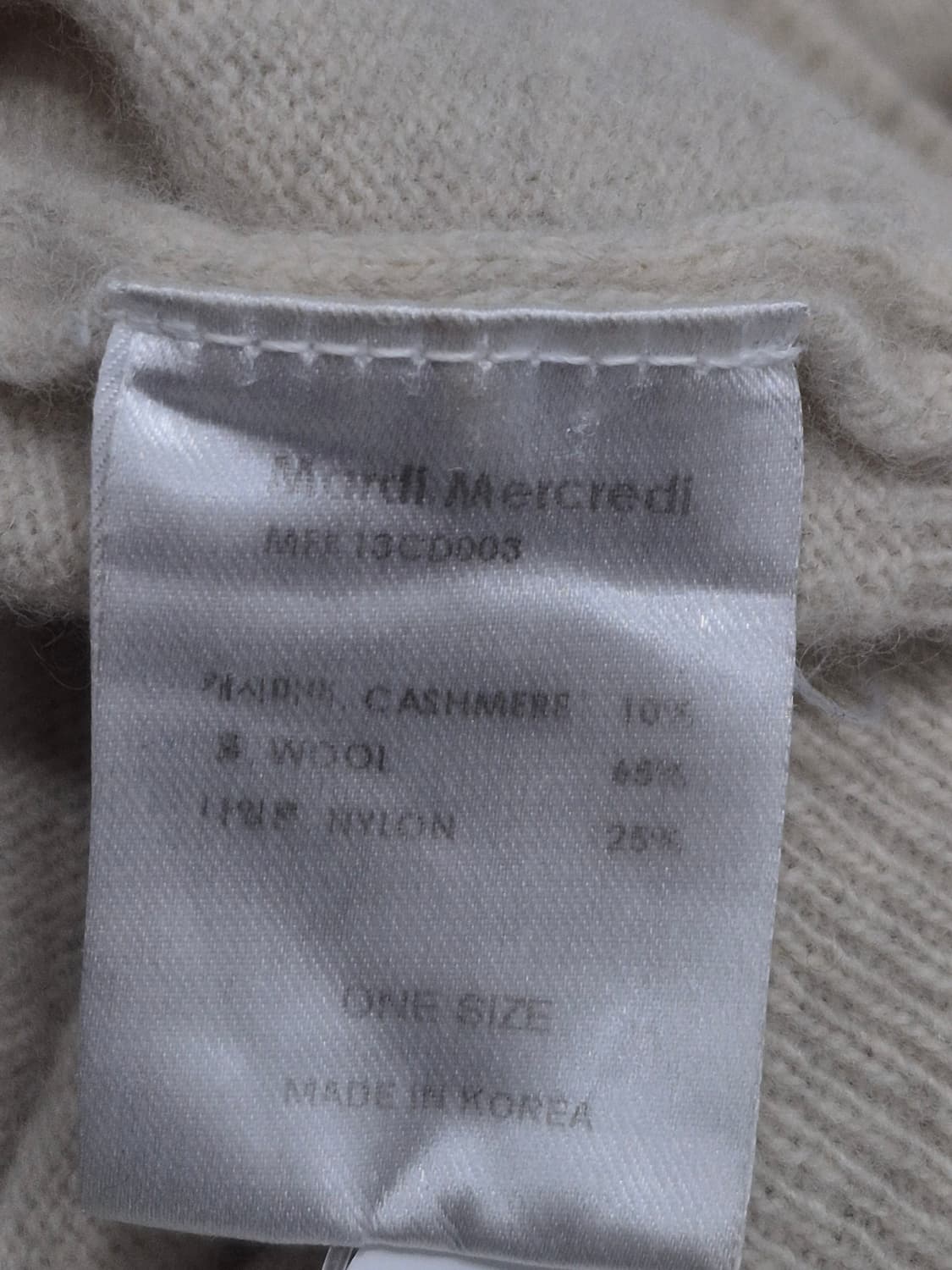 마르디메크르디 캐시미어 울 가디건 상품이미지5