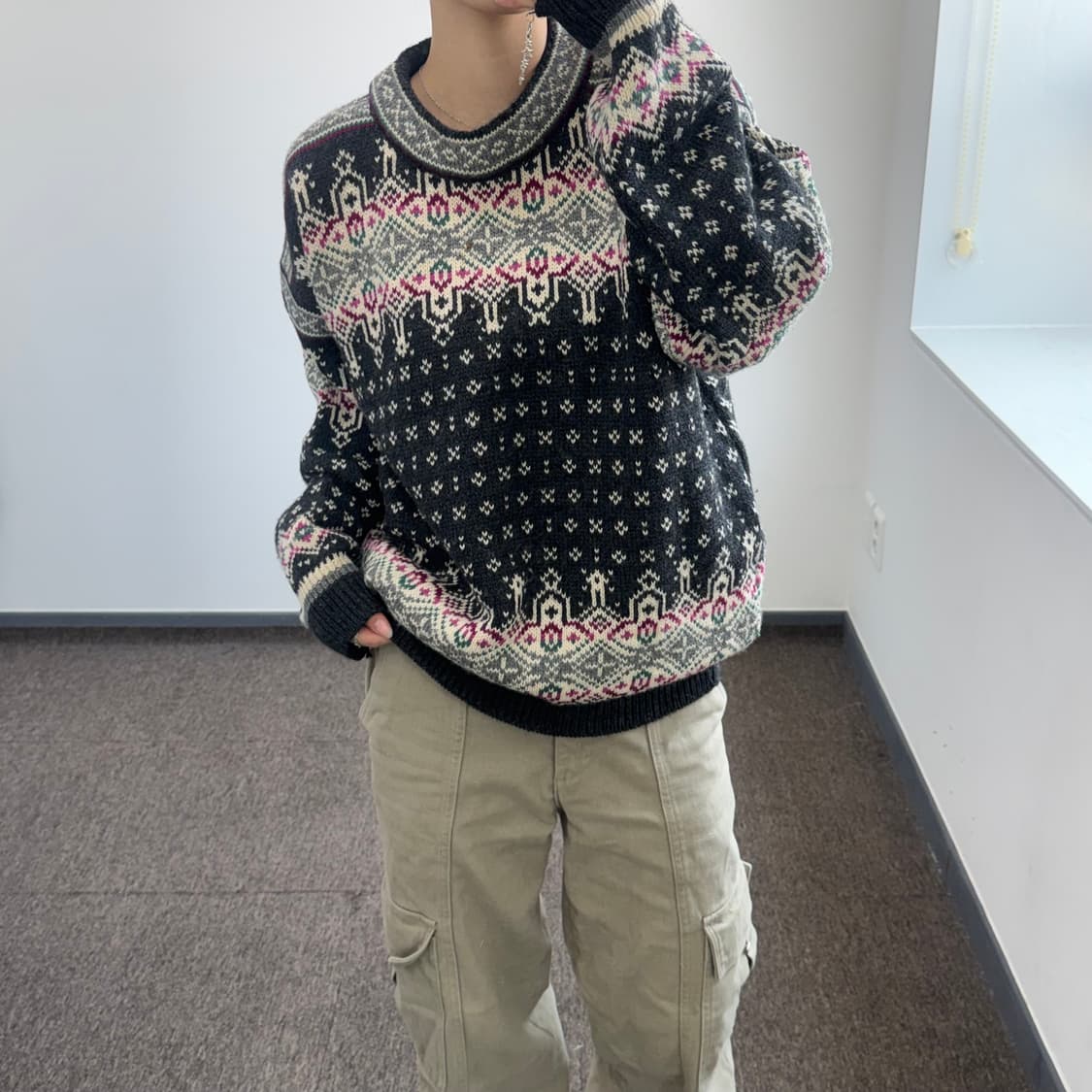 Dale of Norway 노르웨이 차콜 니트  상품이미지1