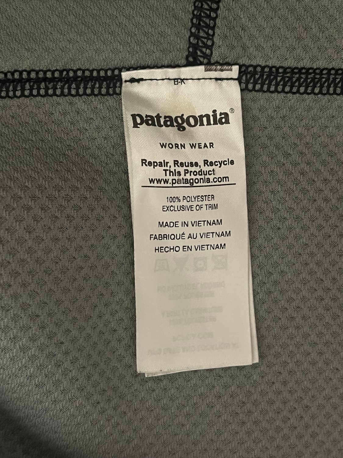 파타고니아 레트로 X 블랙 L 상품이미지5