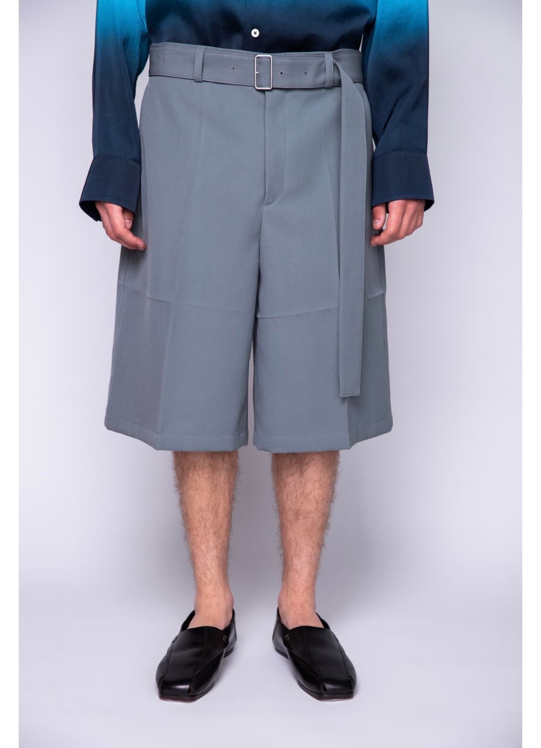 Jil Sander 질샌더 Belted Shorts Gray 숏팬츠 상품이미지3
