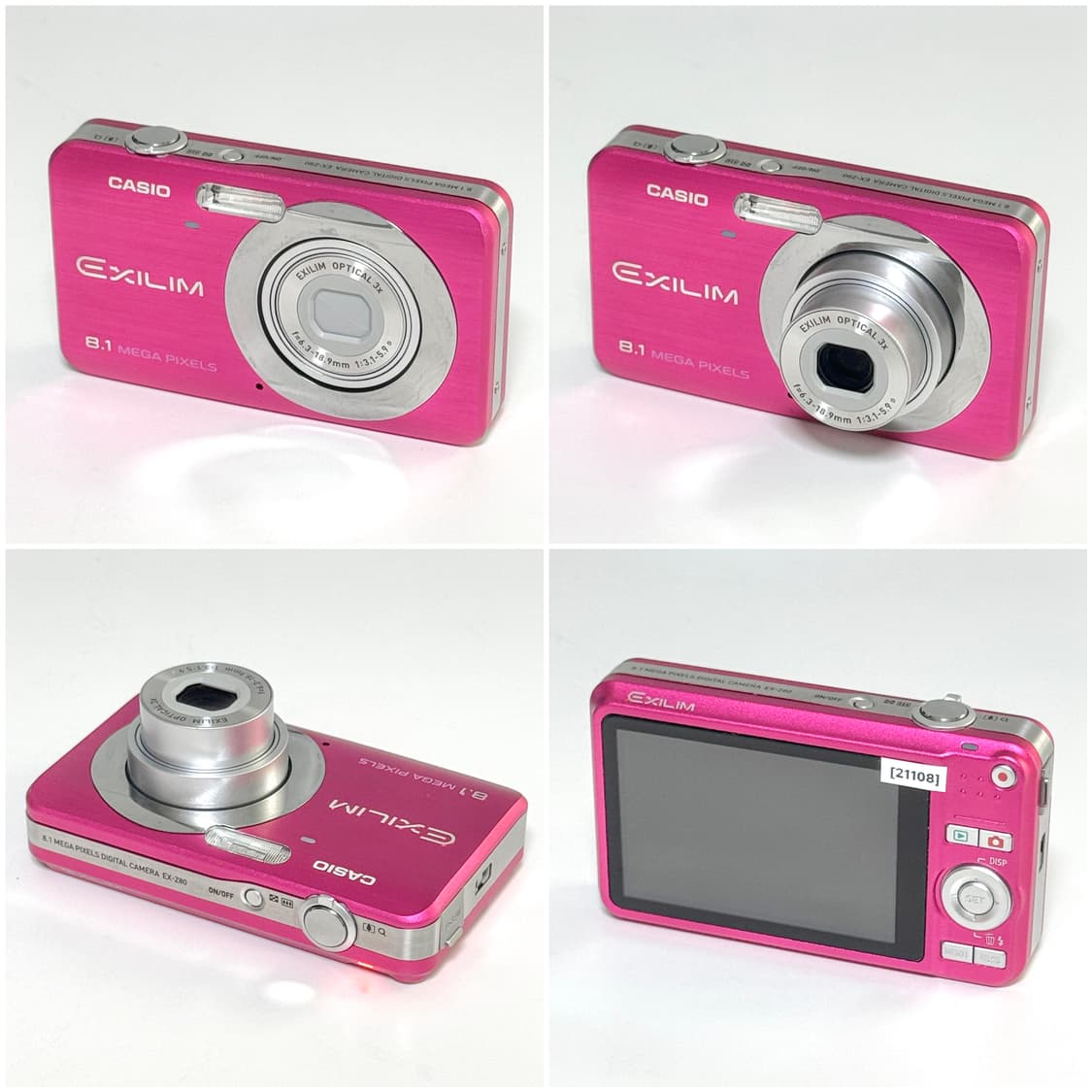 카시오 엑슬림 Z80 체리핑크 빈티지디카 상품이미지2