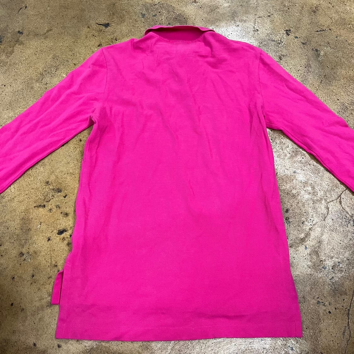 폴로 랄프로렌 카라 핫핑크 긴팔티셔츠 상품이미지4