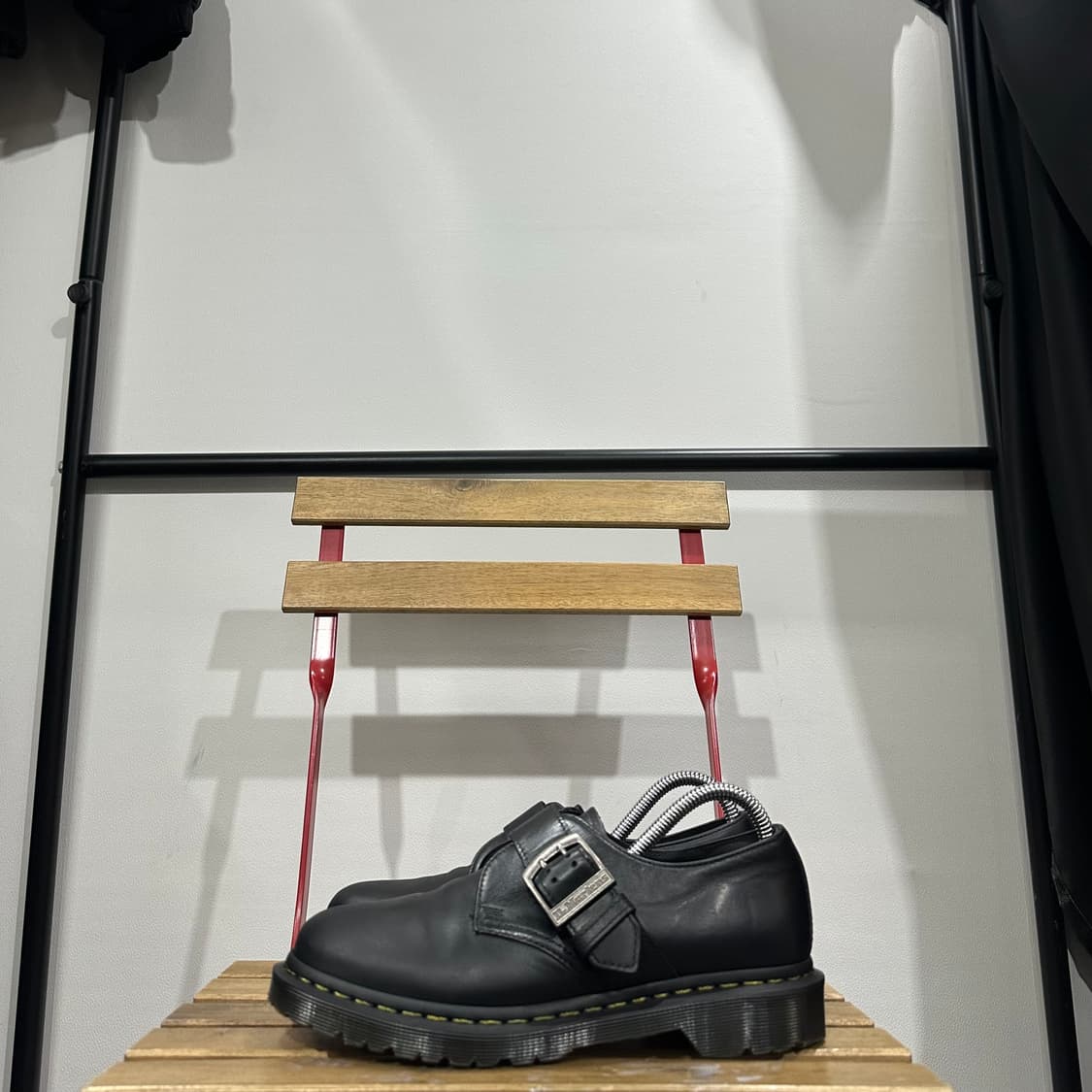 UK7) 닥터마틴 로퍼 남성 남자 구두 1461 블랙 버클 풀업 상품이미지3