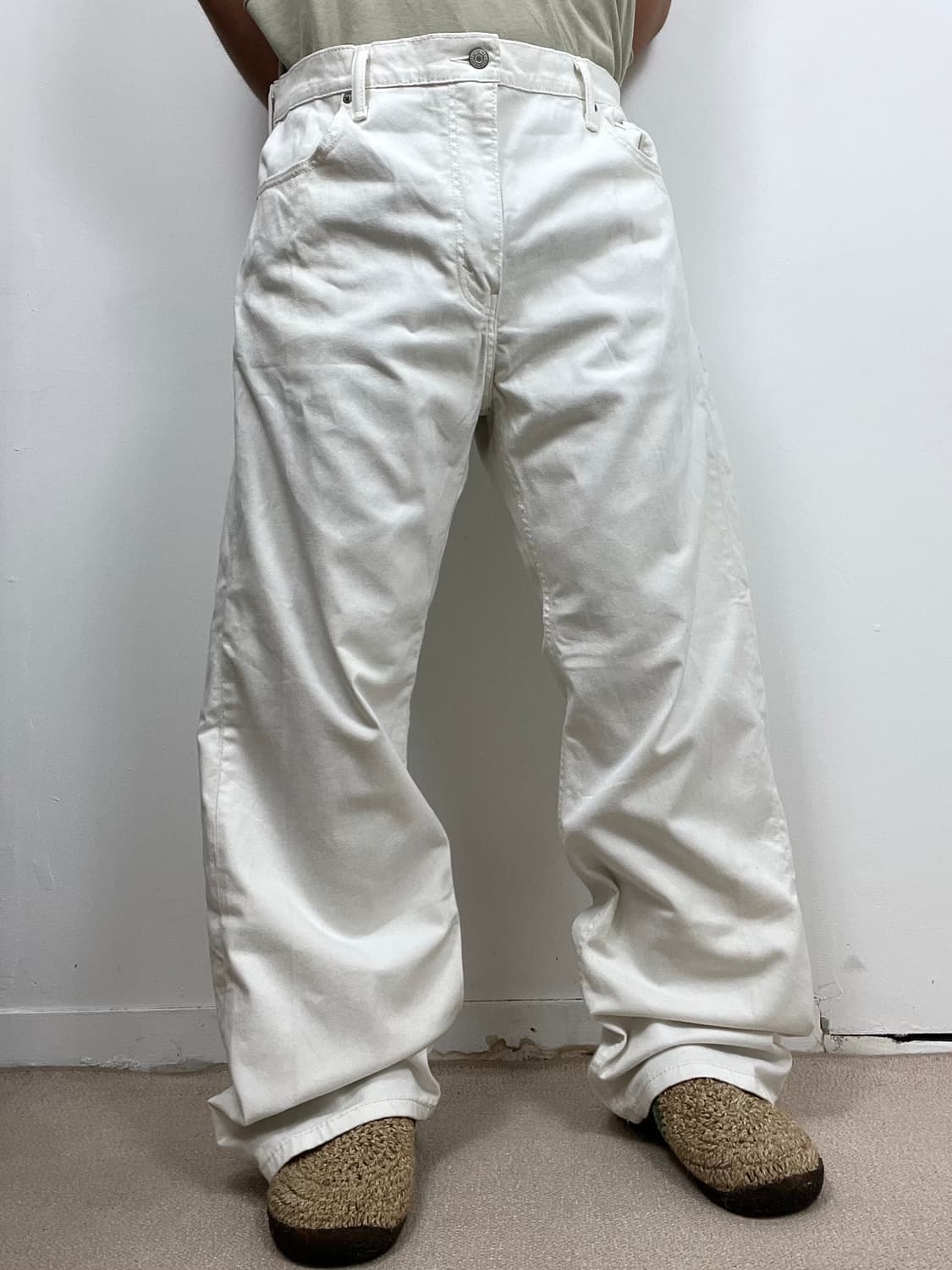 Levis 리바이스 569 화이트 데님 팬츠 상품이미지2