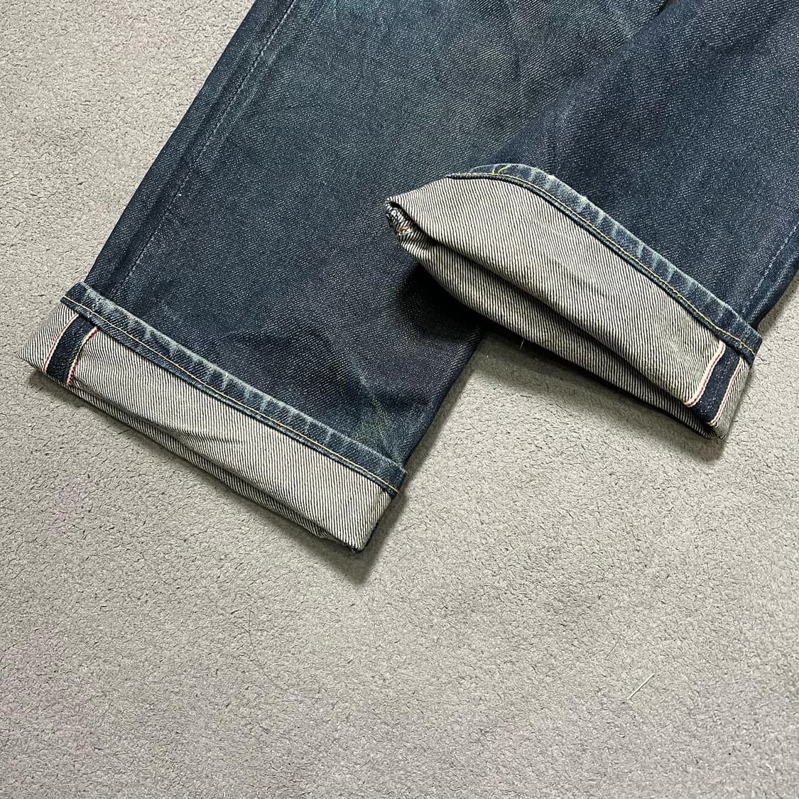 히스테릭 글래머 오일 워시드 데미지 셀비지 진 상품이미지7