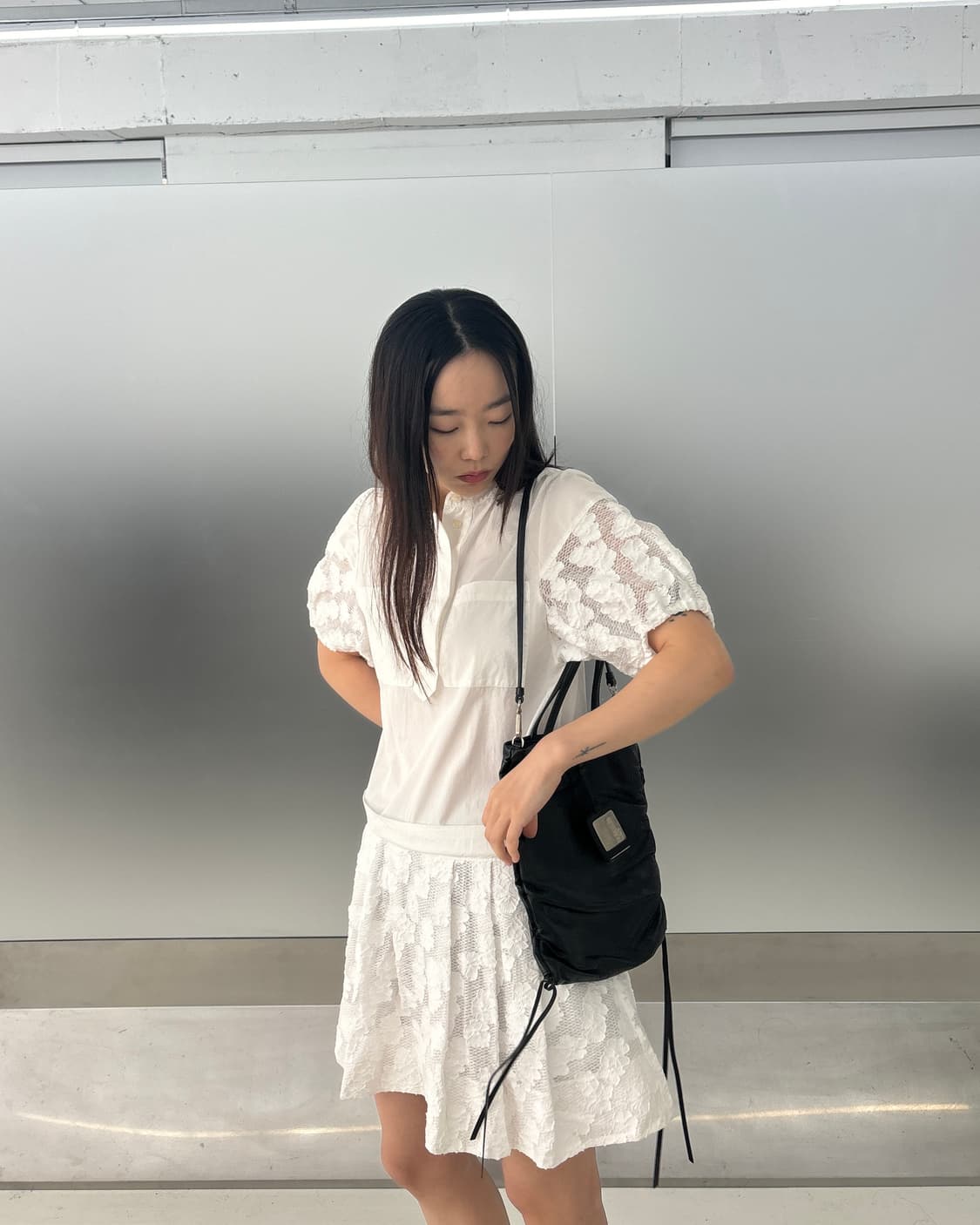Jilsander navy 2way bag 상품이미지5