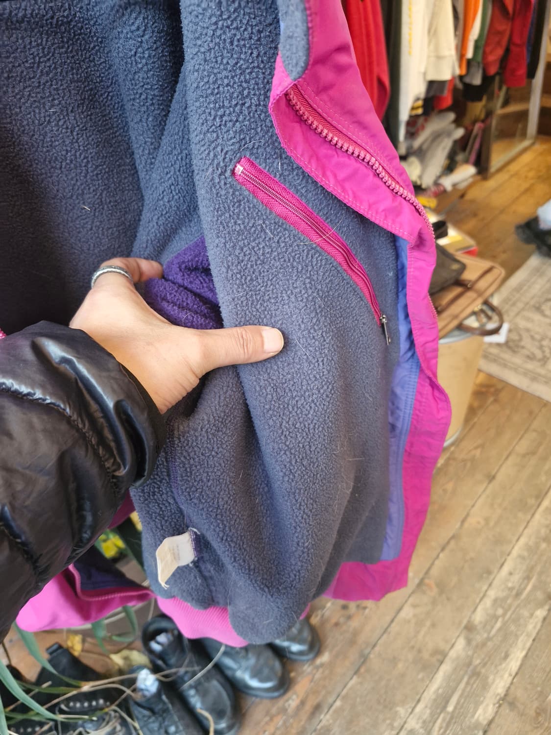 Z-281 파타고니아 쉘드 신칠라 봄버 웜업 자켓  상품이미지8