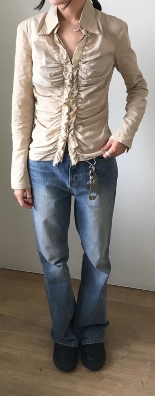 셔링 블라우스 상품이미지2