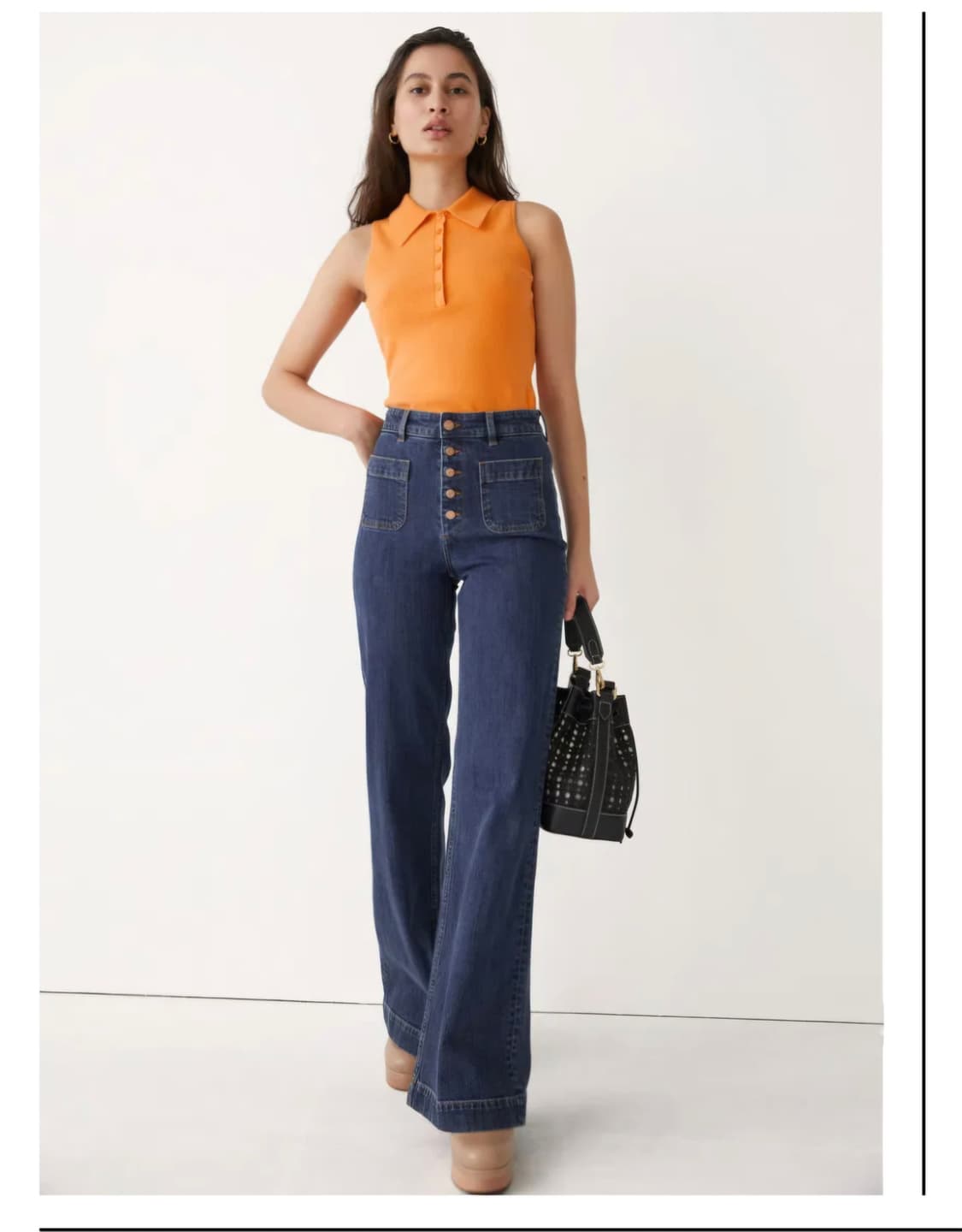 앤아더스토리즈 카라 나시니트 탑 S 상품이미지2