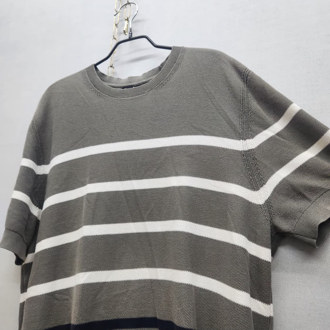 마시모두띠 스트라이프 코튼 니트 반팔 L(XL) 상품이미지3