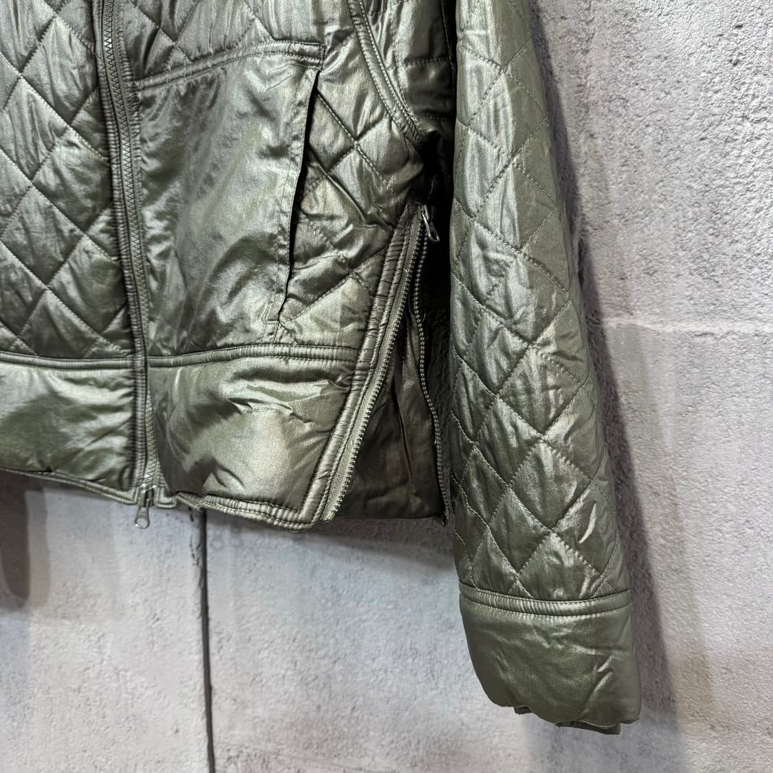 아디다스 스텔라 매카트니 컬렉션 퀼팅 크롭 자켓 (XS)   상품이미지3