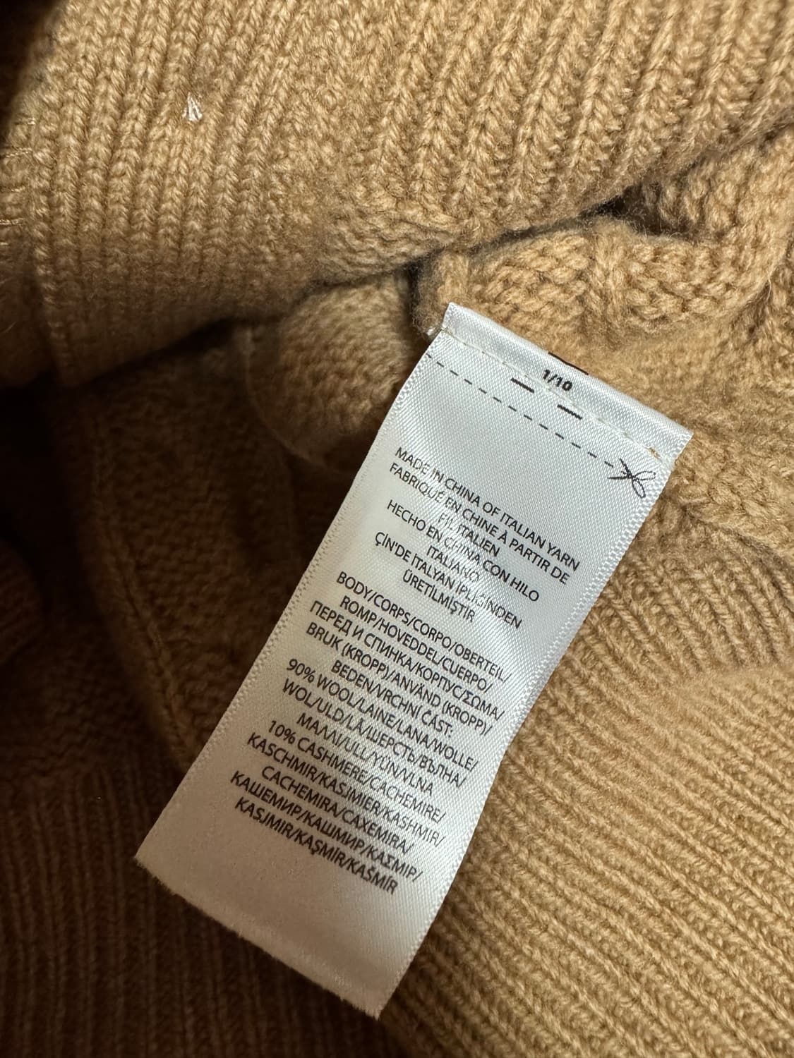 새상품 정품 폴로 케이블 가디건 여성 상품이미지6