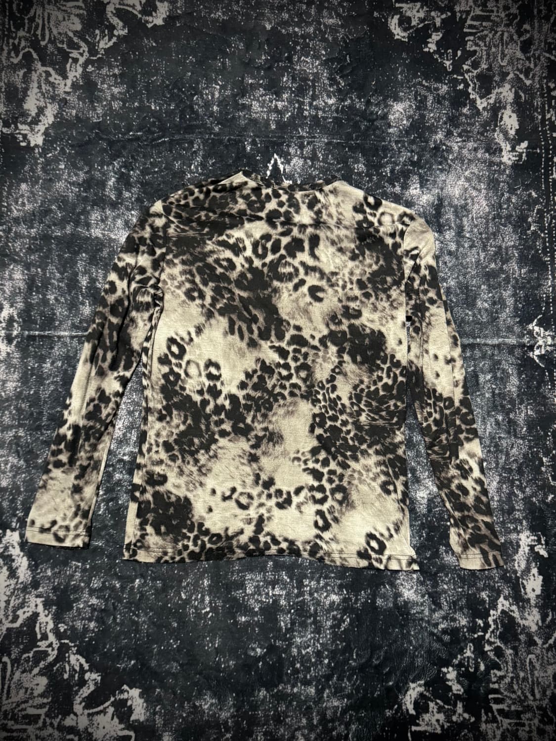 Vkei Mode Leopard Design Long Sleeve 상품이미지2
