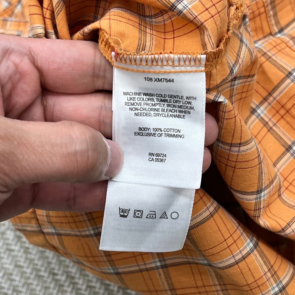 컬럼비아 체크 하프셔츠 r3972 상품이미지7