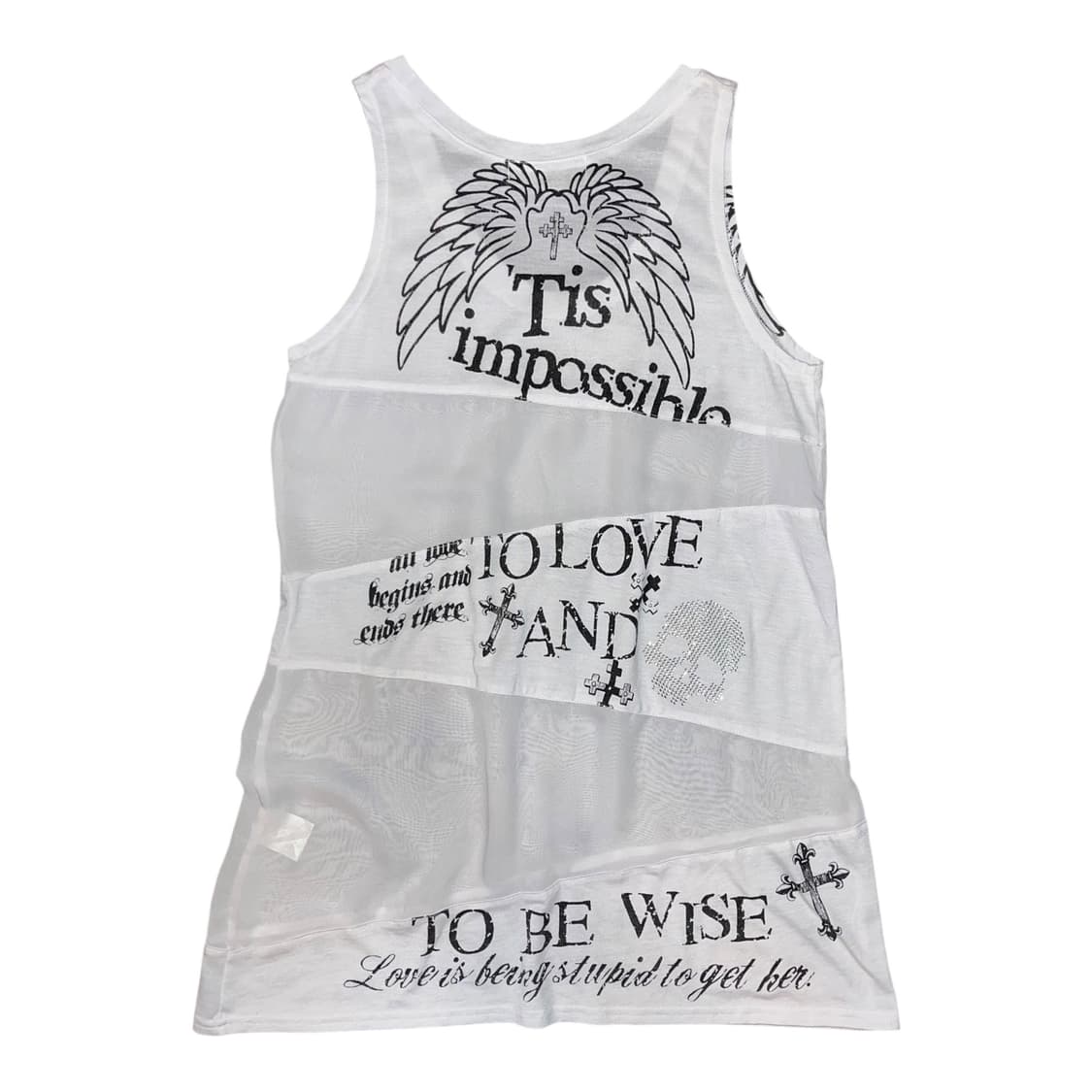 CECIL McBEE 세실맥비 스터드 해골큐빅 나시  y2k펑크 상품이미지5