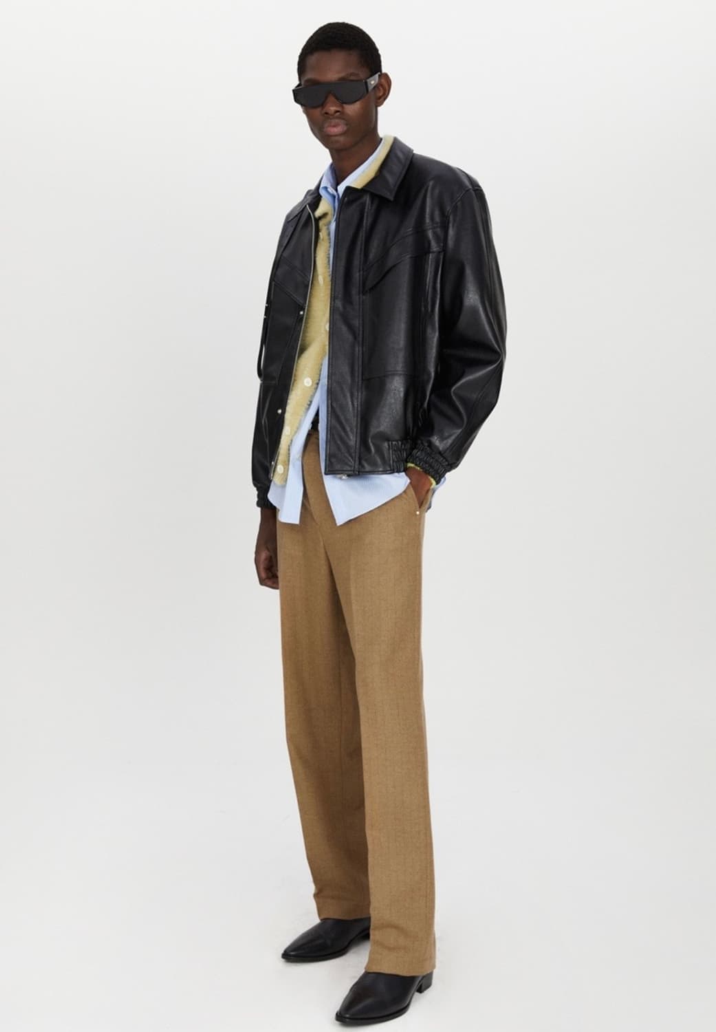 타일레 taille 핀 스트라이프 울 트라우저 1 상품이미지2