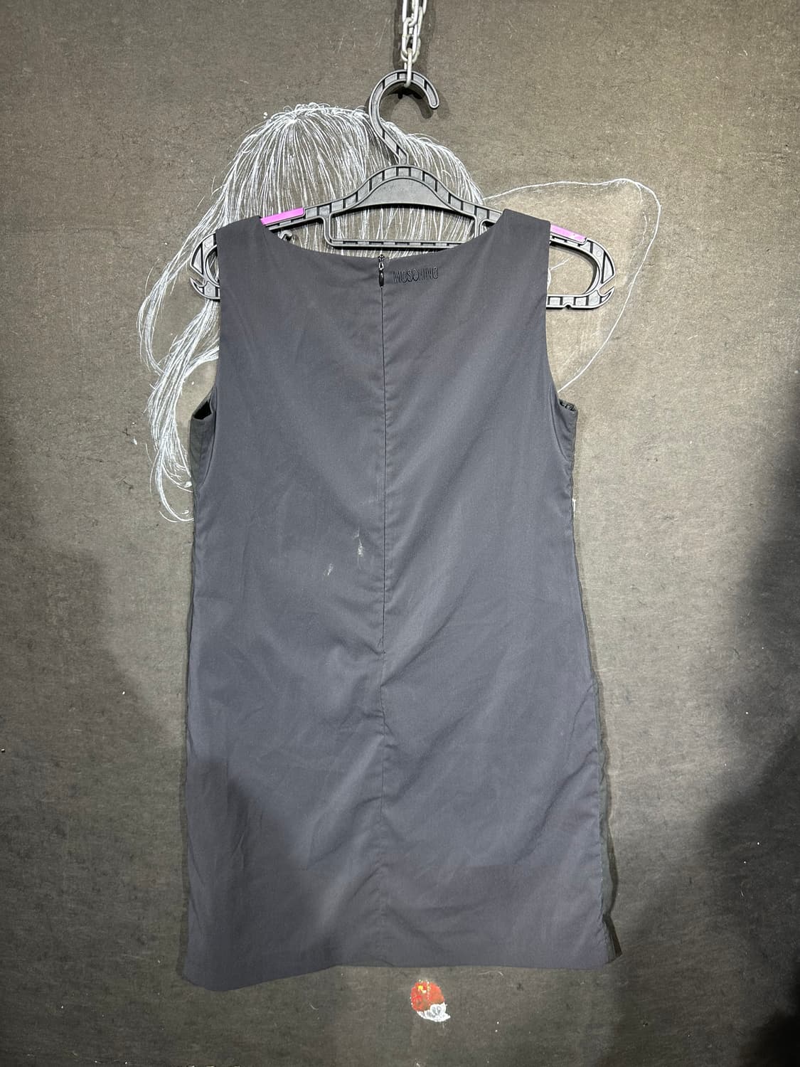 Moschino 고딕 블랙 미니 원피스 상품이미지7