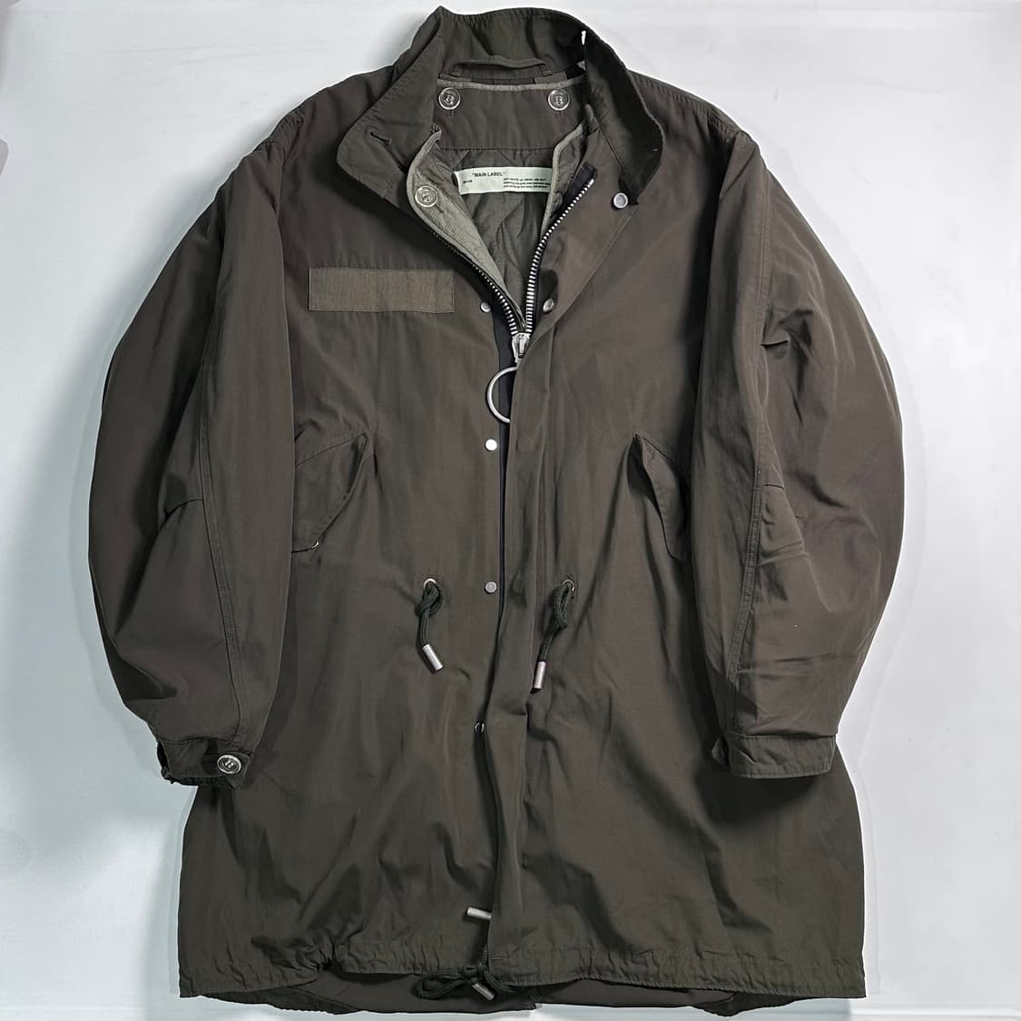 오프화이트 피쉬테일 파카  상품이미지1