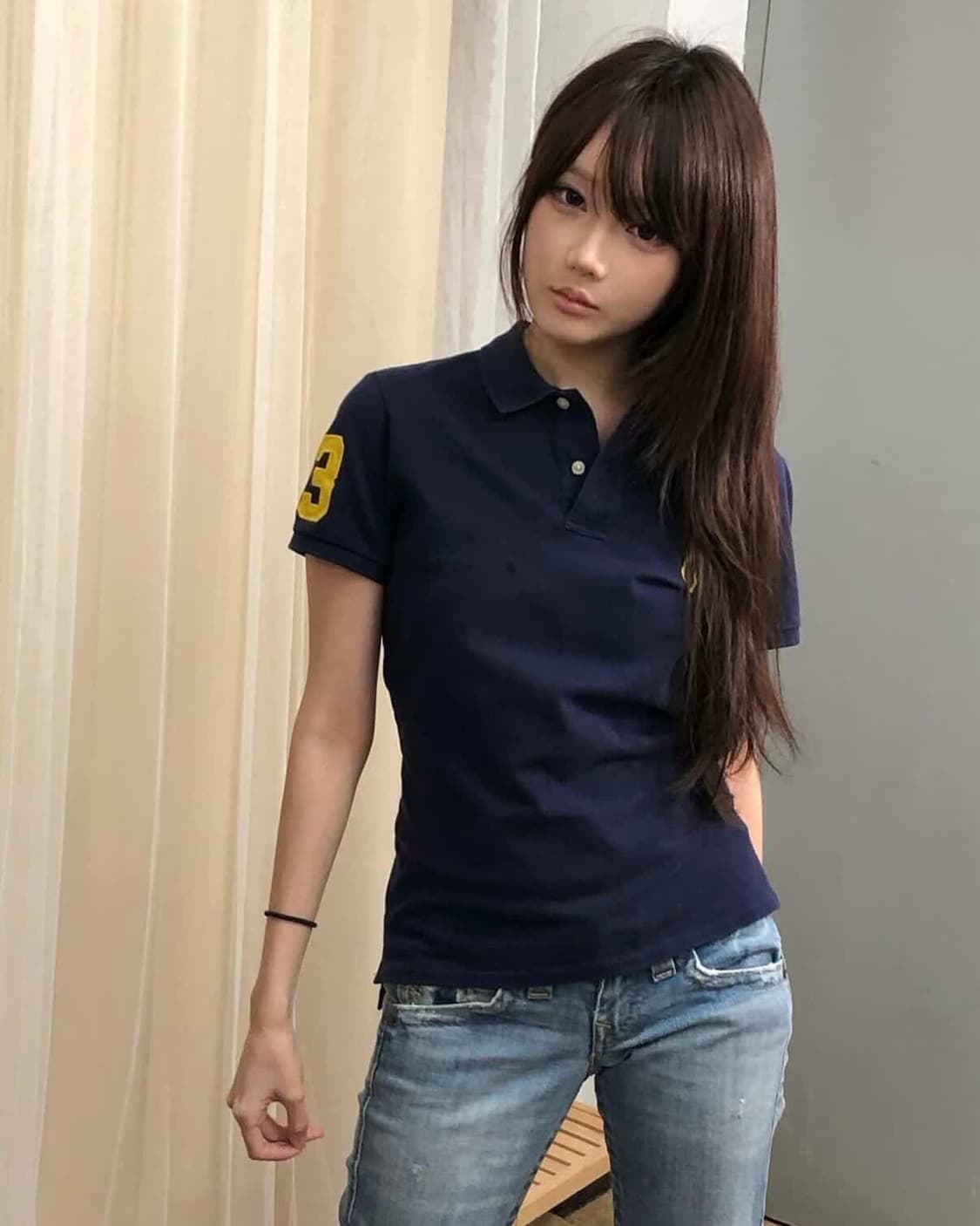 L POLO 폴로 랄프로렌 빅포니 피케 셔츠 네이비 상품이미지1